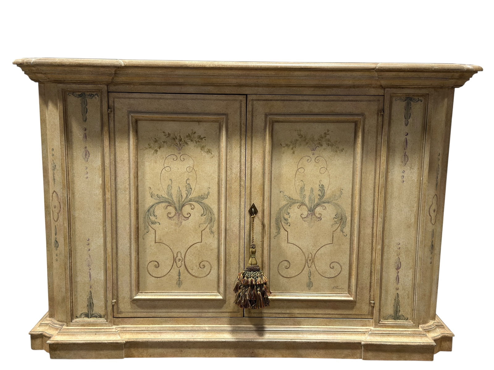 Decorative Crafts Inc. Italian Painted Credenza (1 of 8)