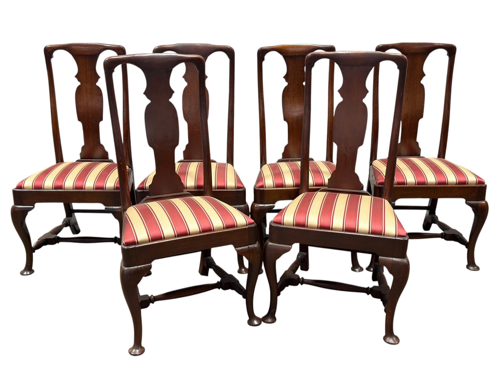 (6) 18th Century American Queen Anne Walnut Side Chairs (1 of 9)