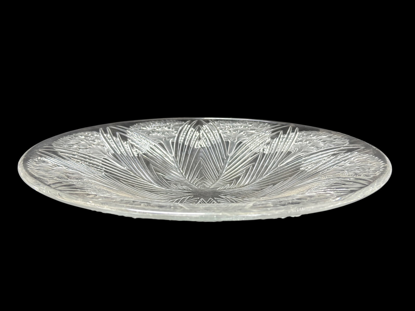 Signed Lalique "Oeillets" Centerpiece Bowl After René Lalique (1 of 7)