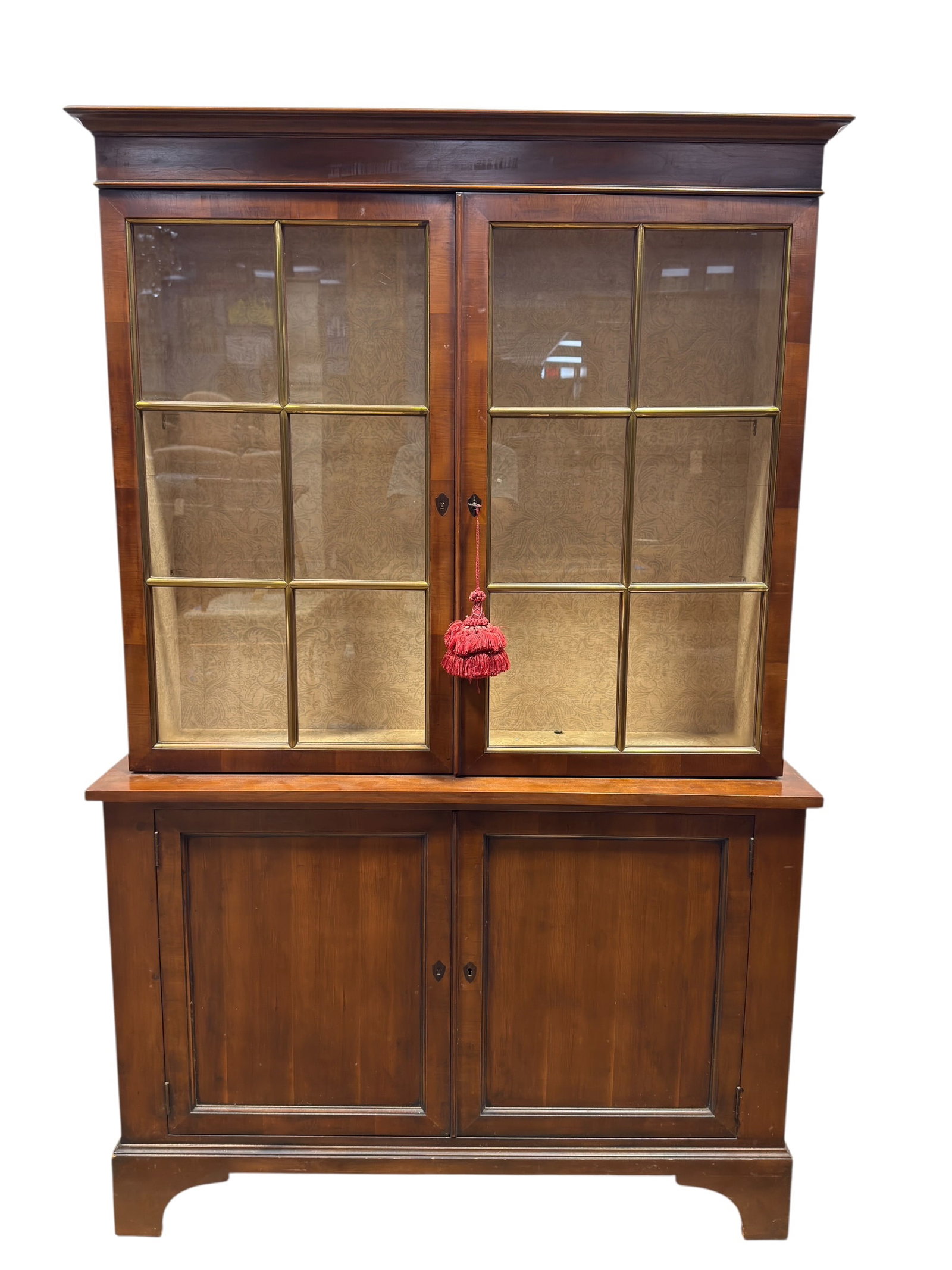 Vintage Formal Two-Piece China Cabinet (1 of 4)