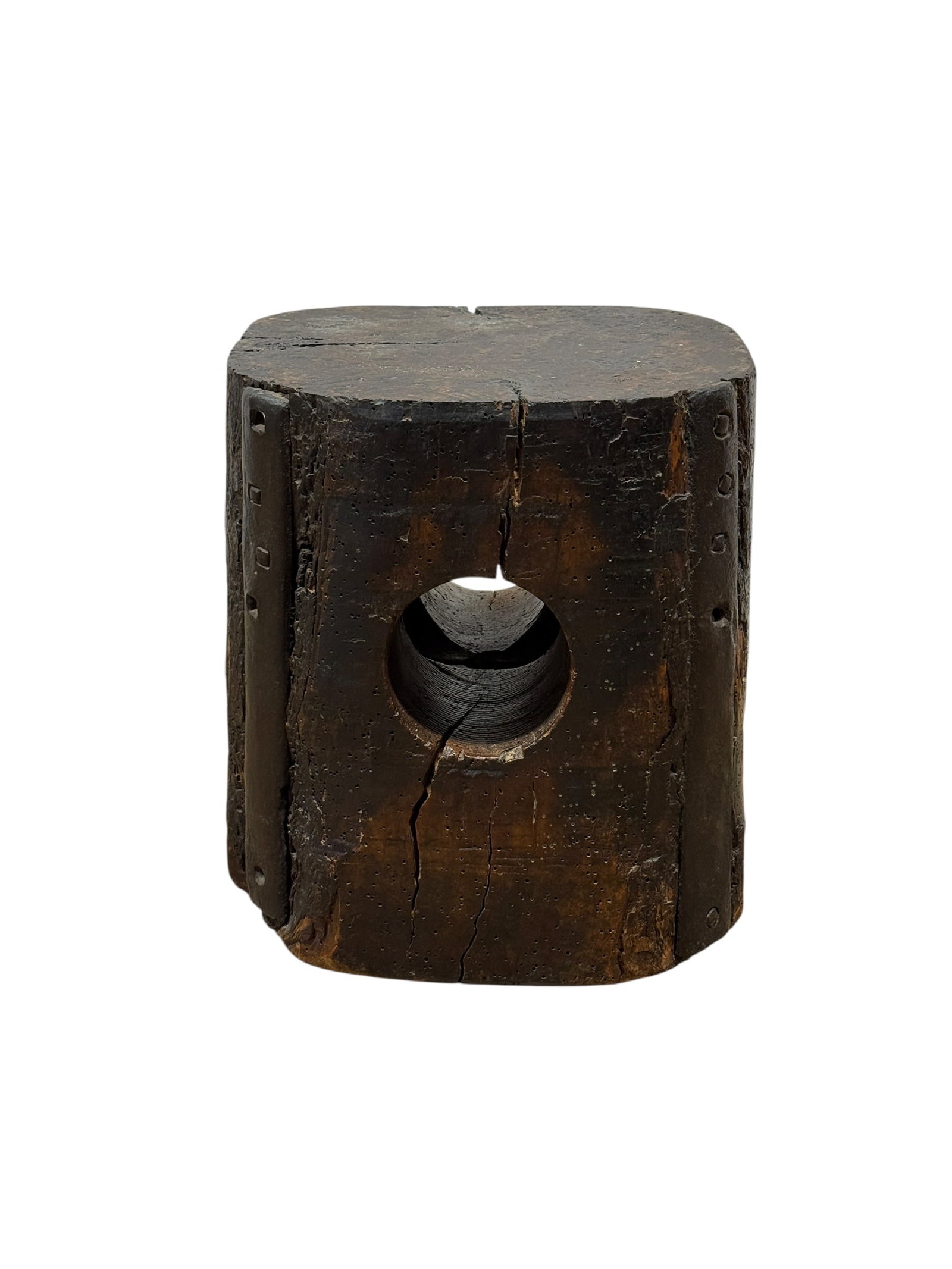 18th–19th Century French Oak Wine Press Screw Nut (1 of 10)
