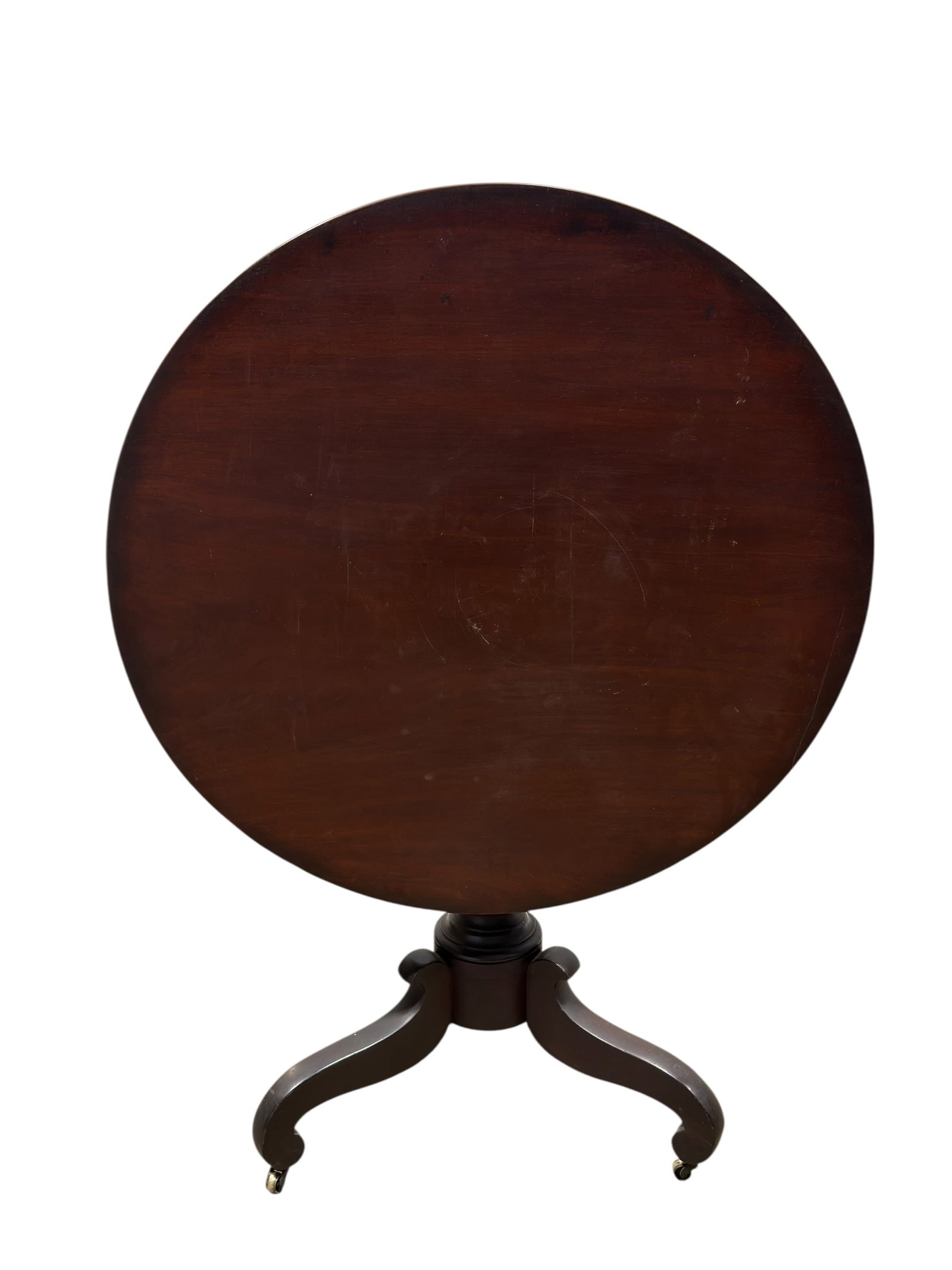 American Empire Style Mahogany Tilt-Top Breakfast Table (1 of 9)