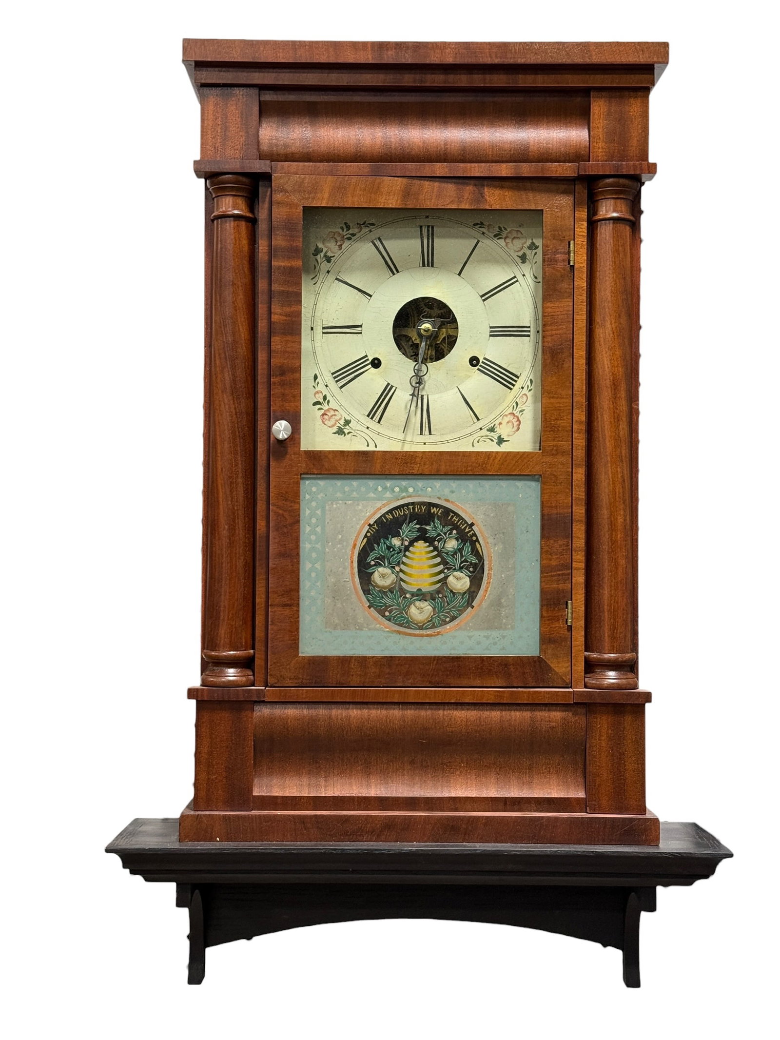 Seth Thomas Pillar & Scroll Wall Clock (1 of 8)