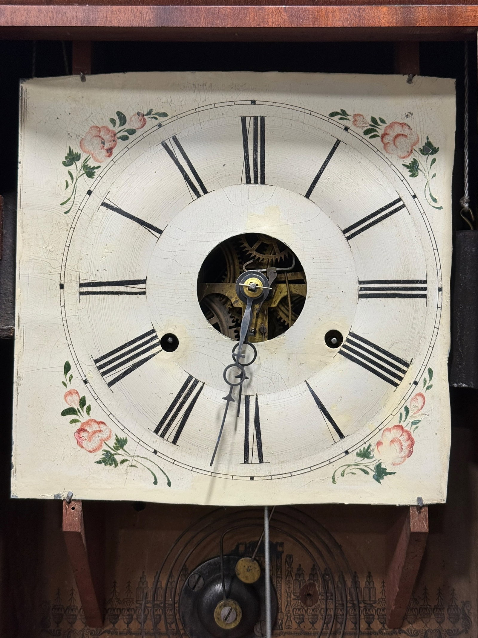 Seth Thomas Pillar & Scroll Wall Clock - 4