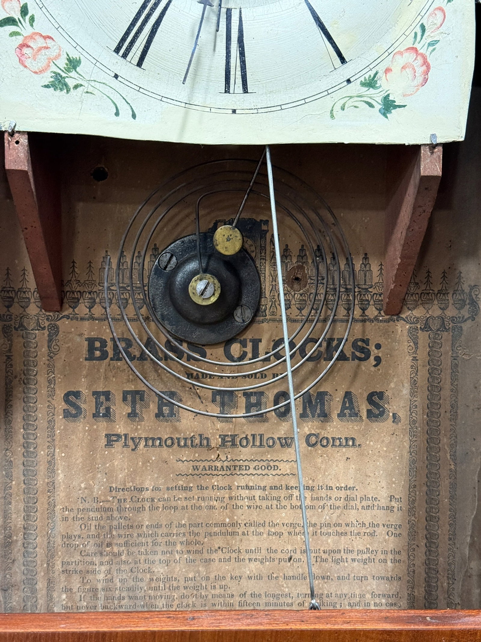 Seth Thomas Pillar & Scroll Wall Clock - 5