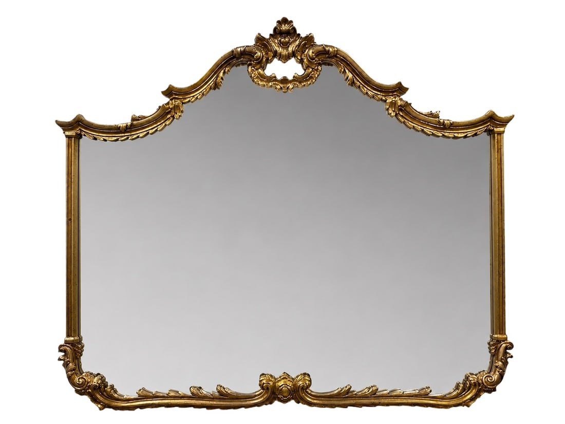 20th C. Louis XV Style Gilt Wall Mirror (1 of 5)