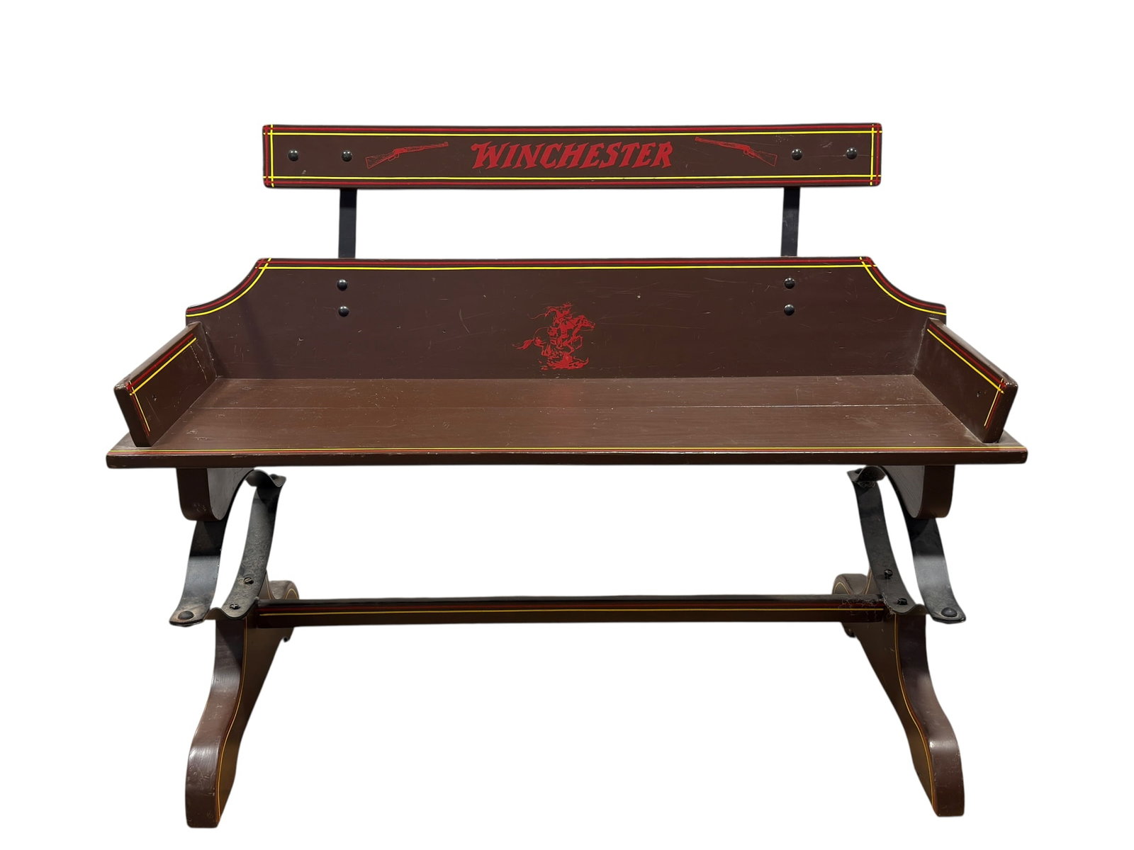 Winchester Advertising-Style Wagon Bench (1 of 9)