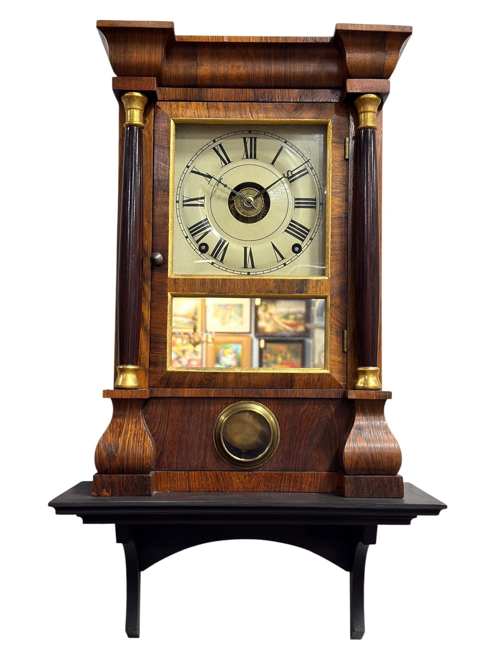 Antique Seth Thomas Column Wall Clock (1 of 6)