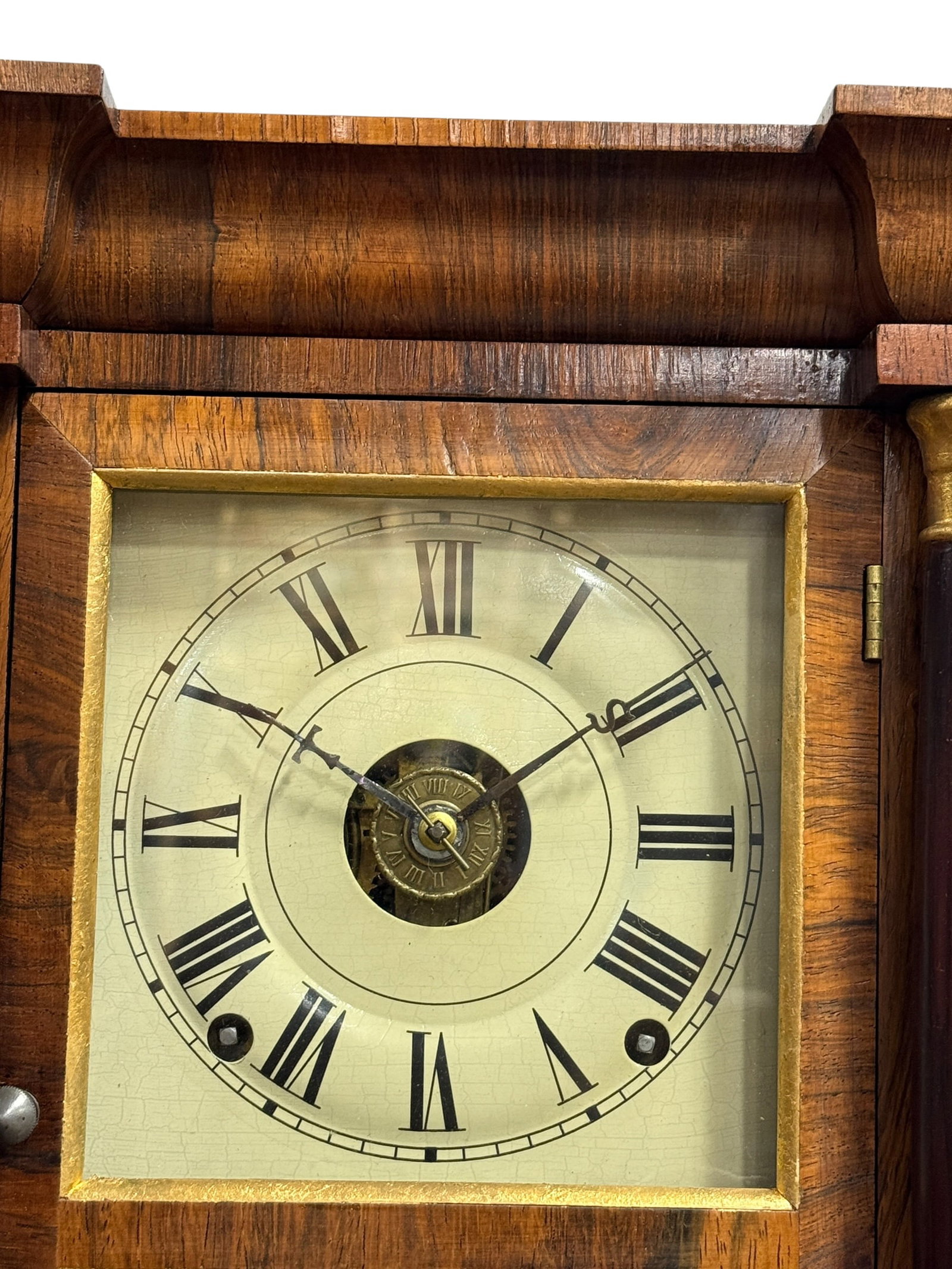 Antique Seth Thomas Column Wall Clock - 2