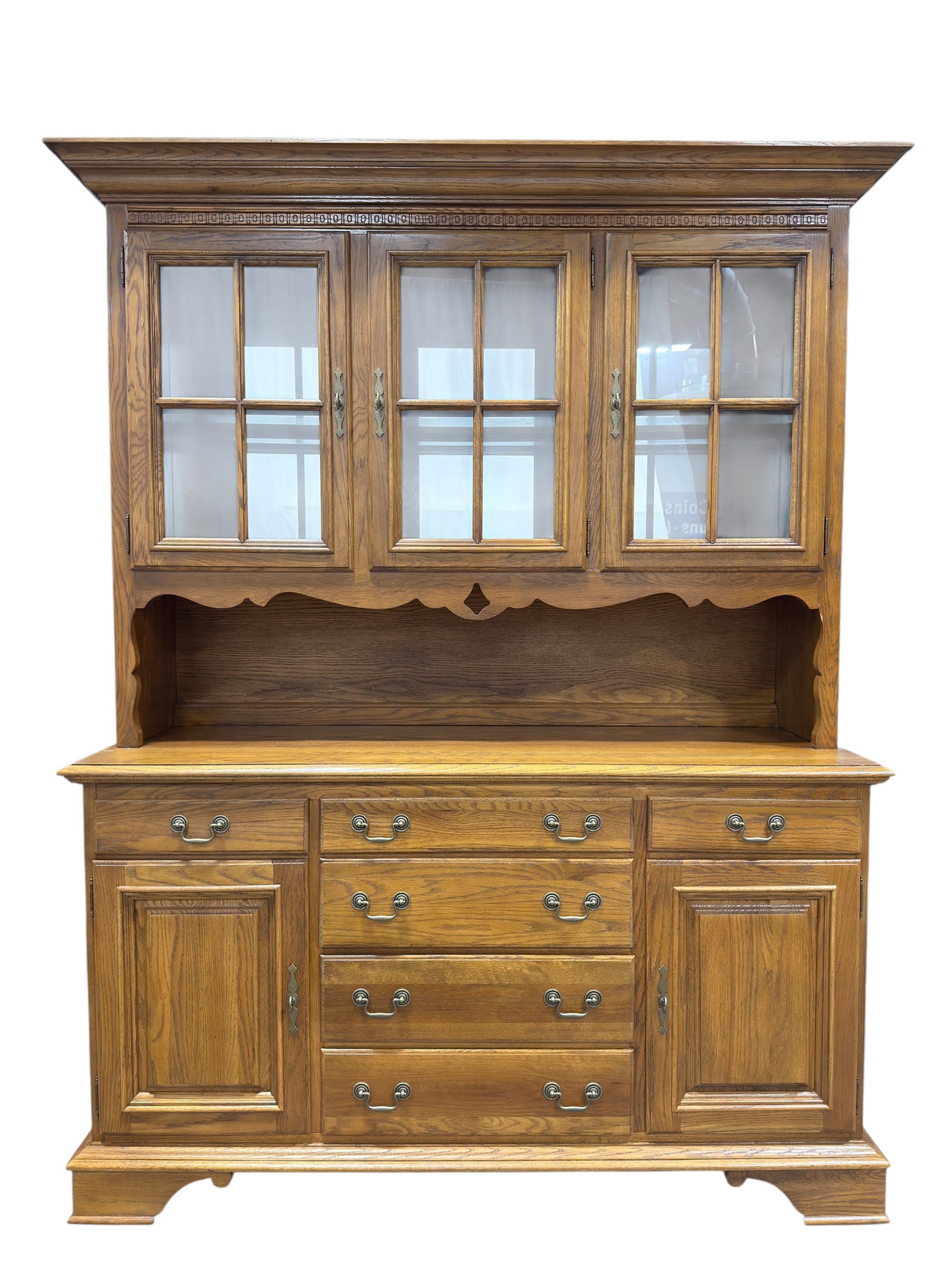 Vintage Keller Solid Wood China Hutch (1 of 9)