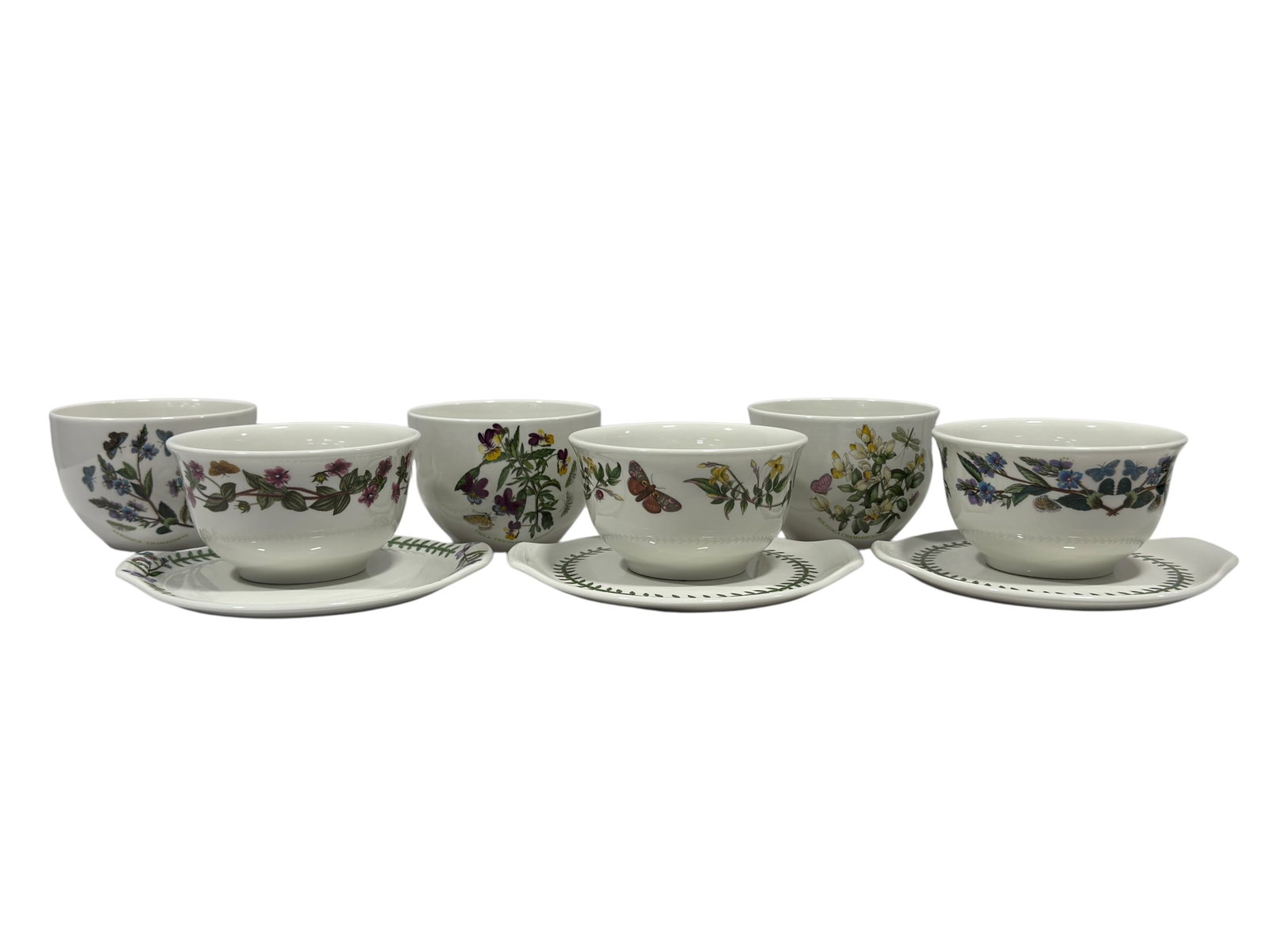 (9Pc) Portmeirion "The Botanic Garden" Ceramic Set (1 of 17)