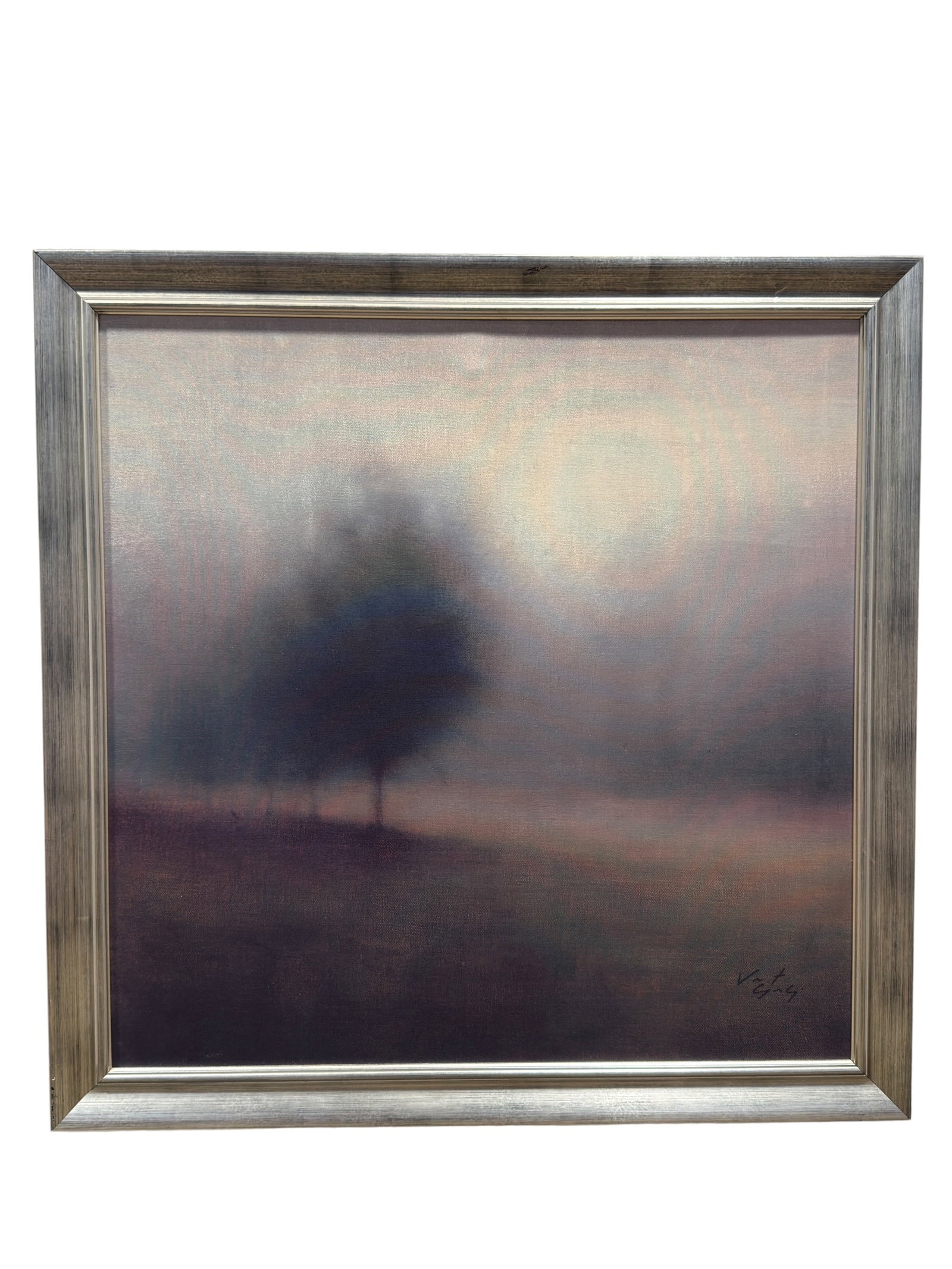 Signed Vincent George Contemporary Mixed Media Giclée on Canvas "Aphonic Weald" (1 of 8)