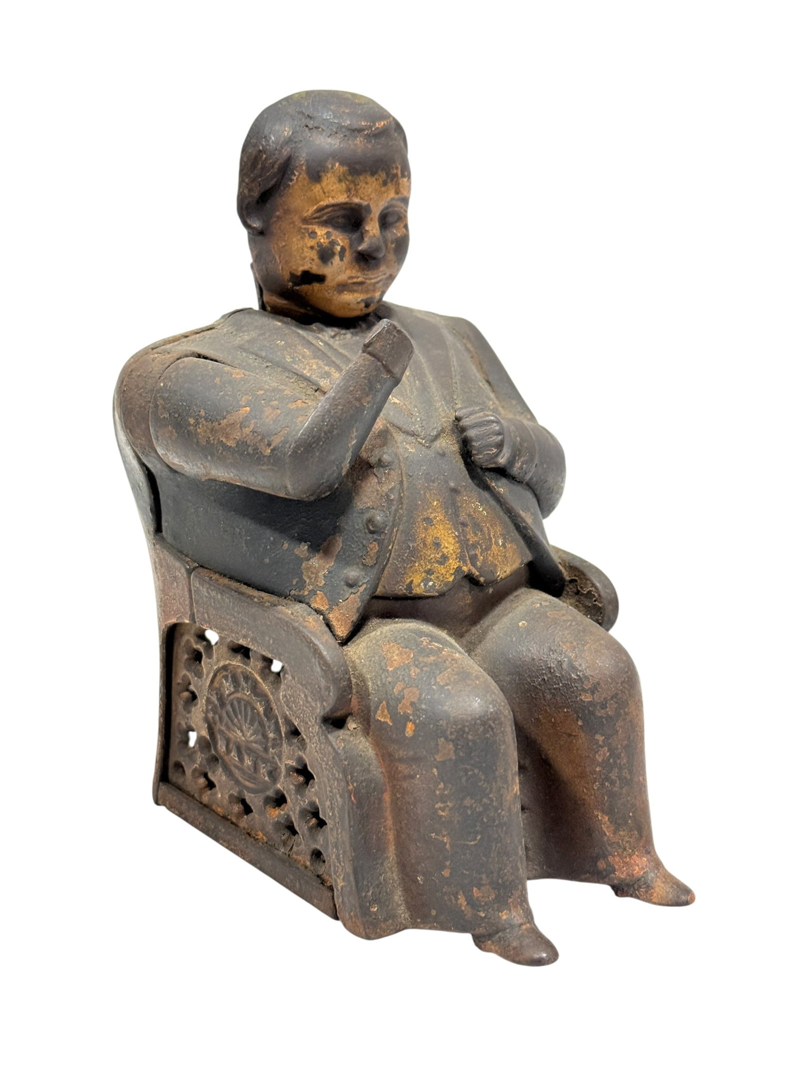 J. & E. Stevens Late 19th Century "Tammany Bank" Cast Iron Mechanical Bank (1 of 10)