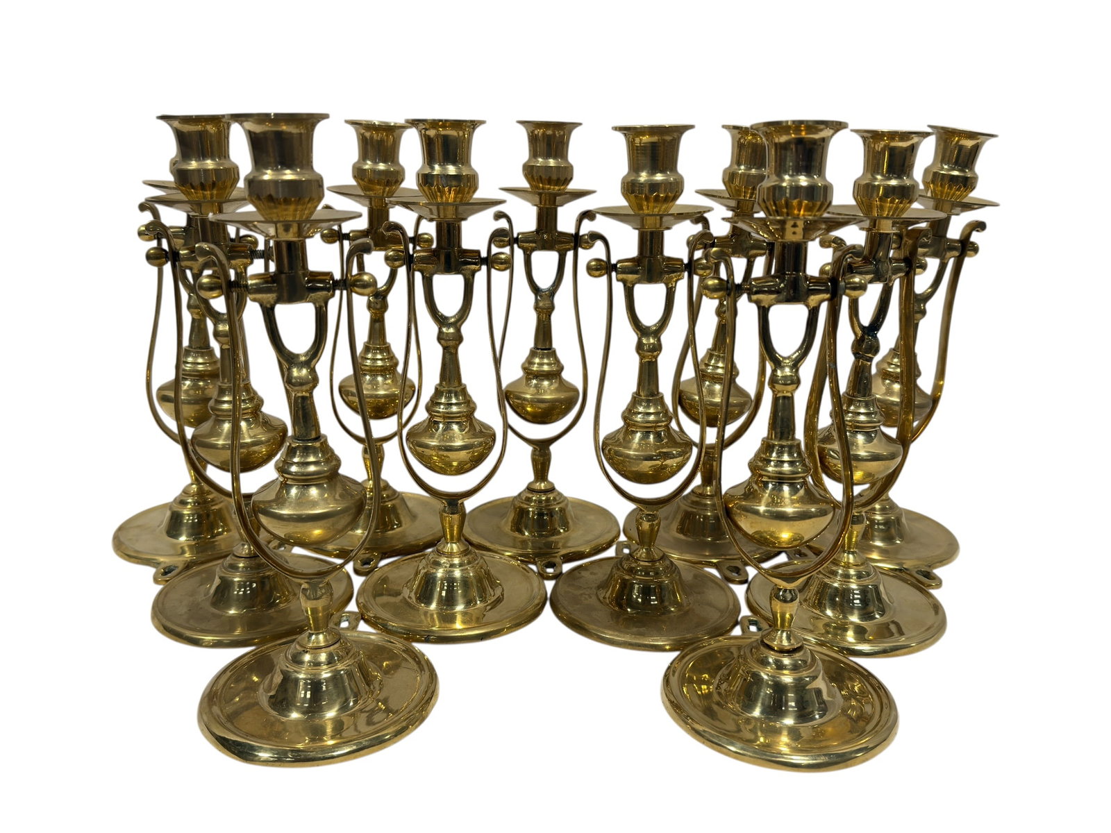 (11) Vintage Brass Nautical Candle Sconces (1 of 10)