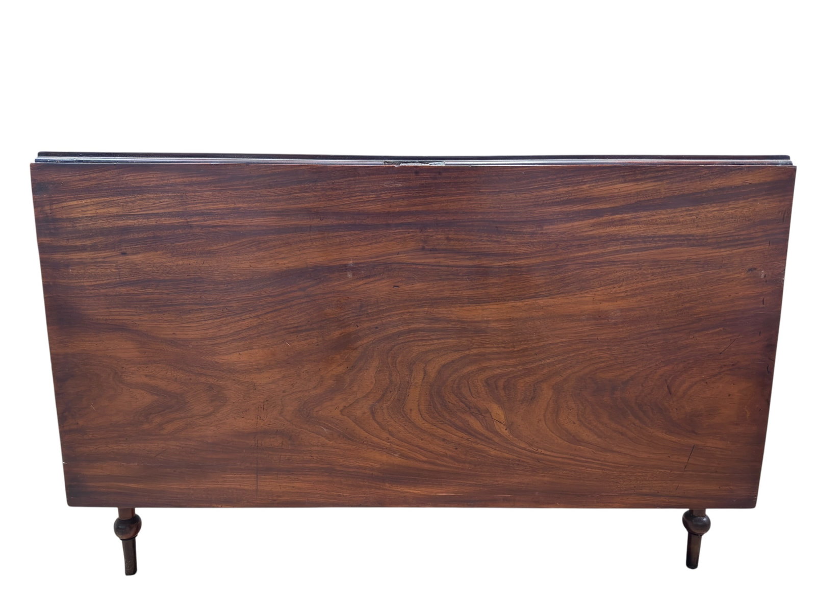 Federal Mahogany Drop Leaf Gateway Table w/ Reeded Legs, Early 19th Century (1 of 11)