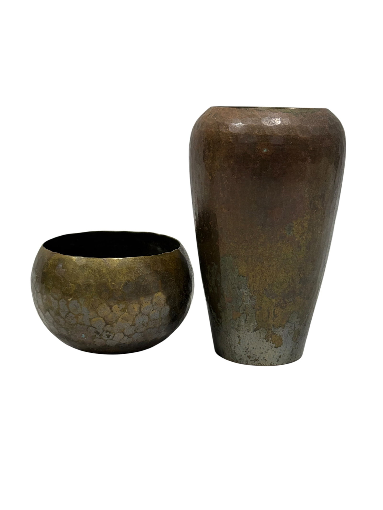 Roycroft & The Avon Coppersmith Arts & Crafts Hand-Hammered Metal Vessels (1 of 12)