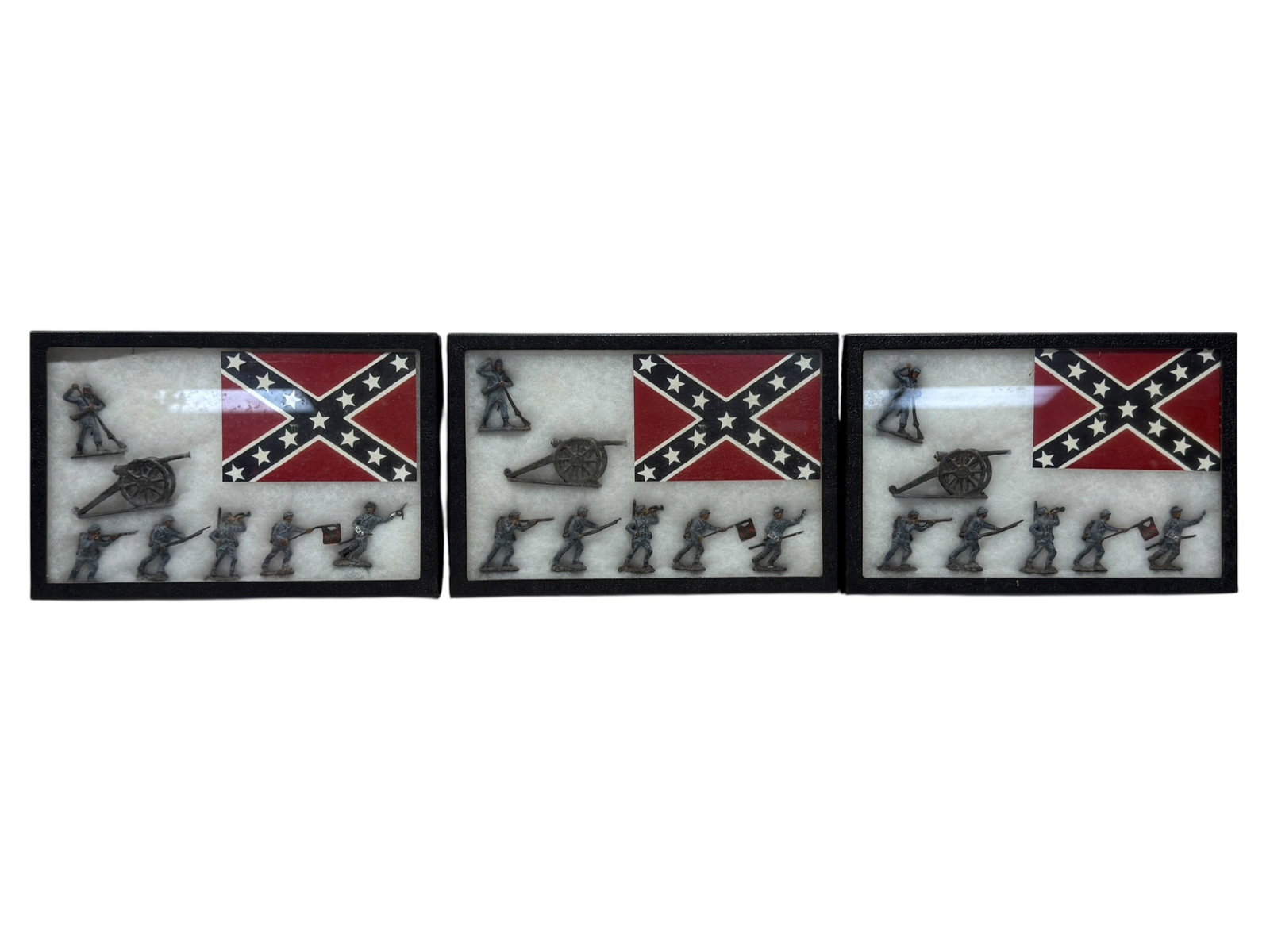 Vintage Cast Lead Confederate Civil War Toy Soldier & Artillery Collection (1 of 7)