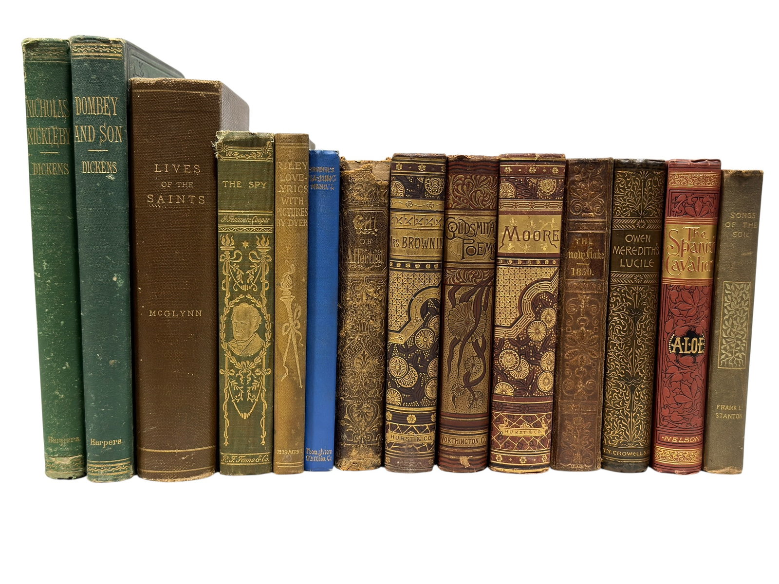 Collection of 14 Antique Books, 1850–1923 (1 of 18)