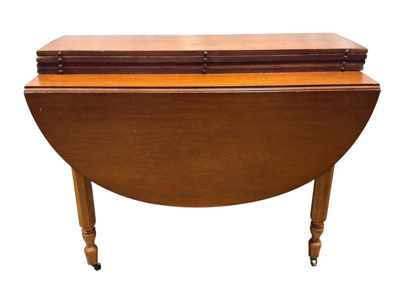 Vintage Cherry Drop Leaf Extension Dining Table (1 of 9)