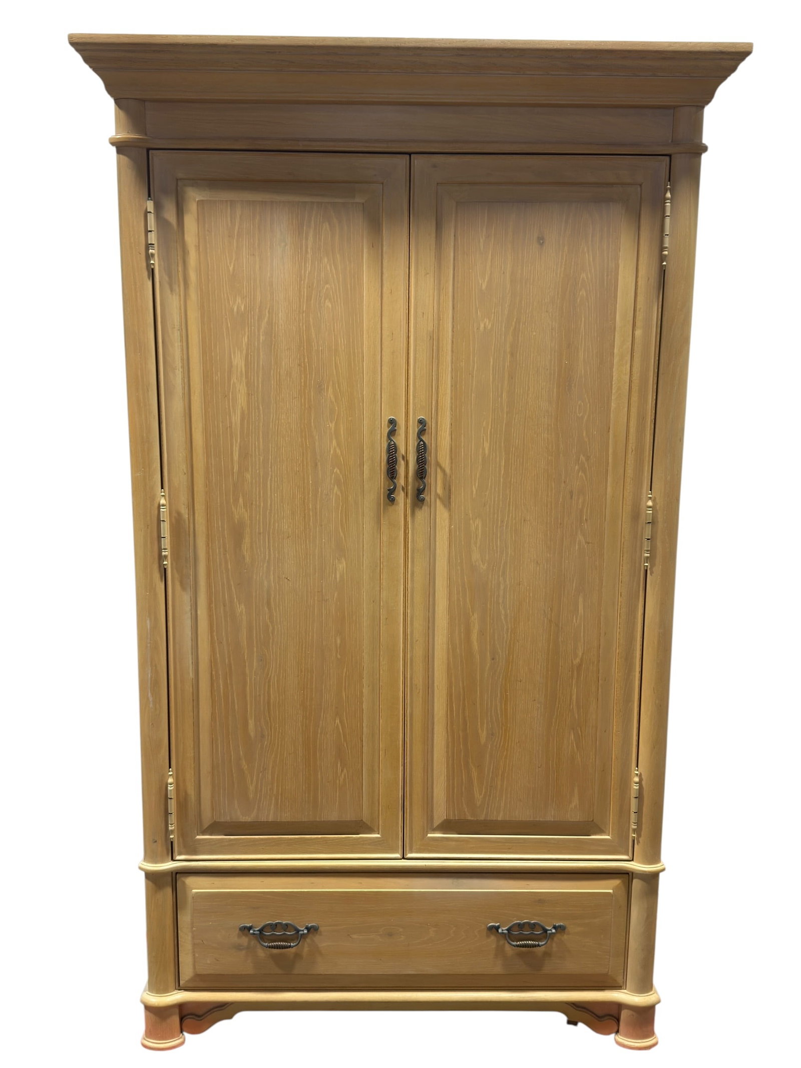 Thomasville Light-Finish 2 Door Armoire / Entertainment Cabinet (1 of 10)