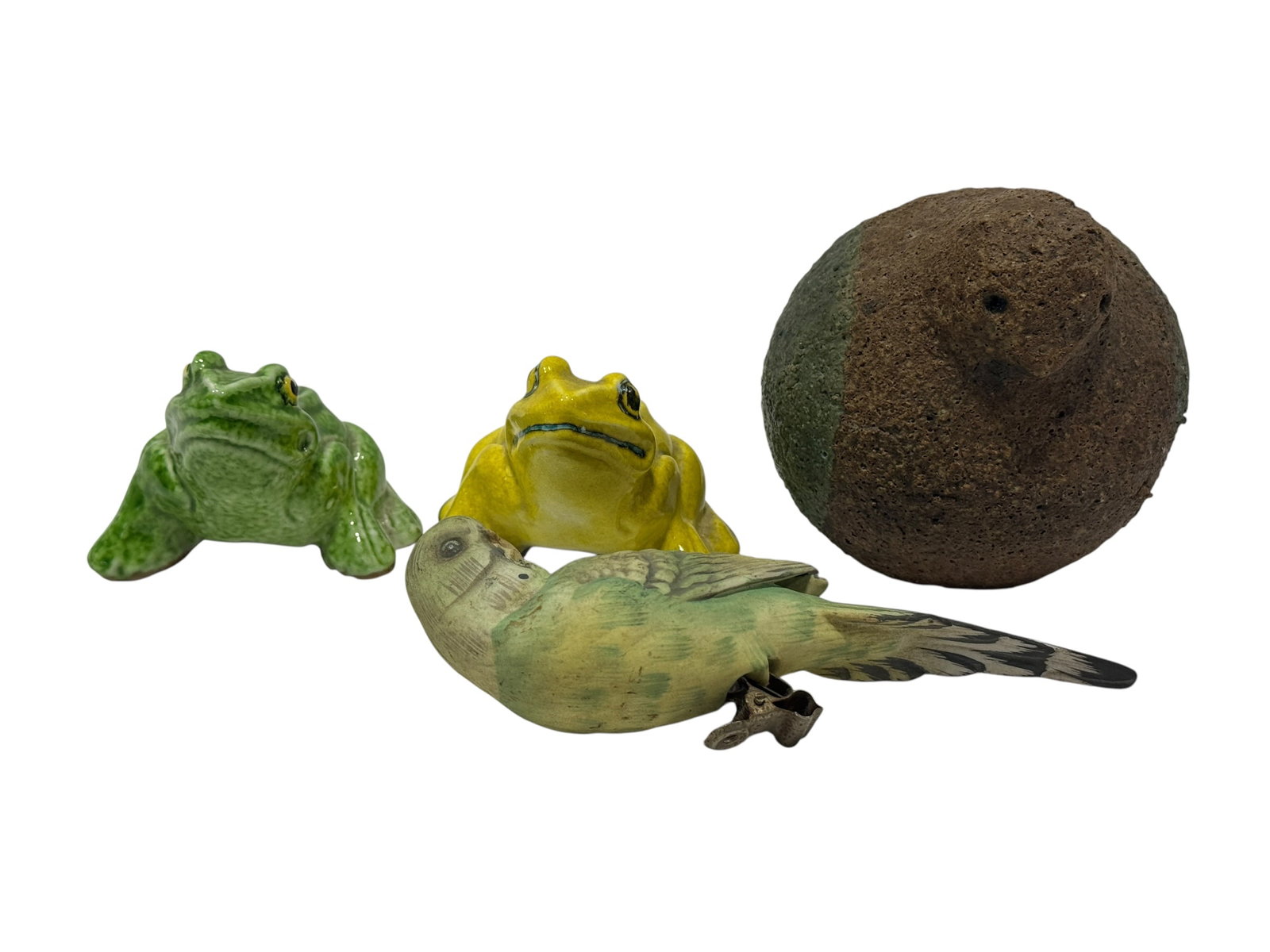 Group of 4 Vintage Decorative Frog & Bird Figures (1 of 18)