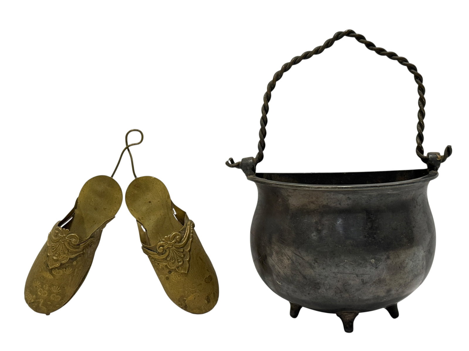 (2) 19th Century Novelty Metal Match Holders (1 of 10)
