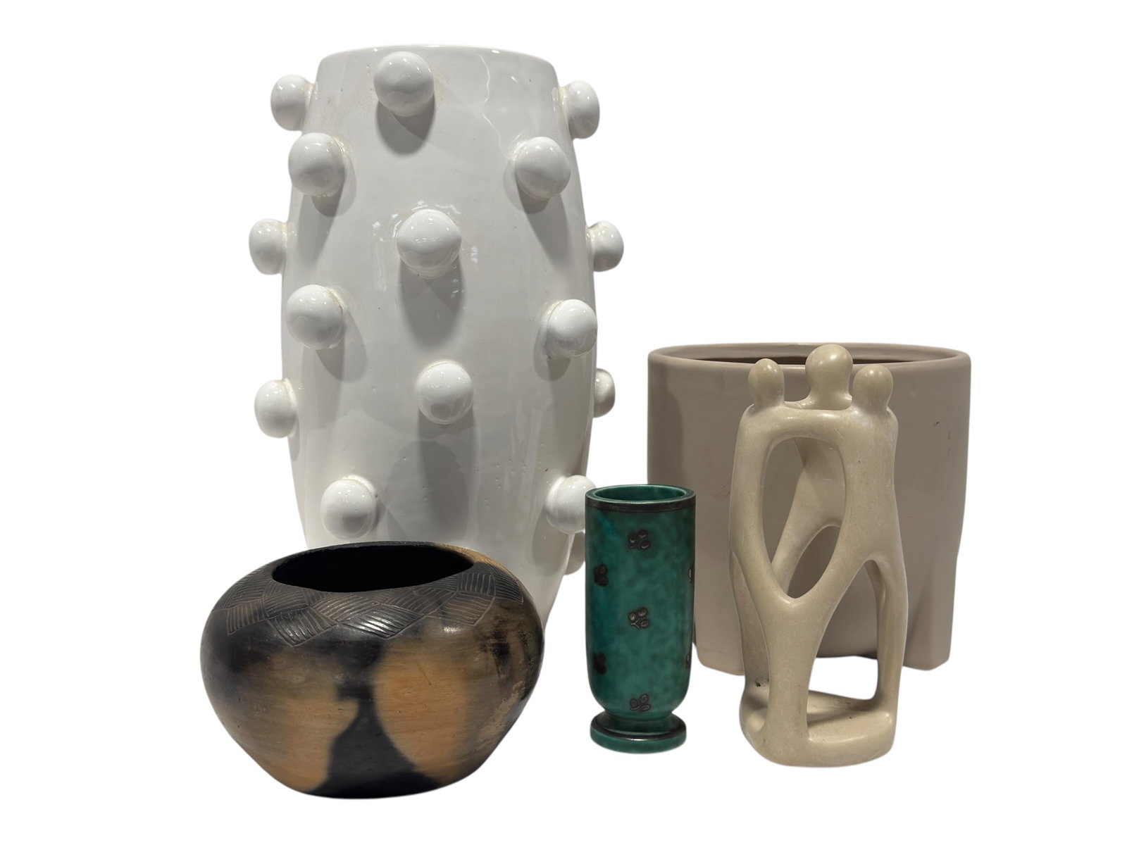 Group of 5 Studio & Art Pottery Vessels (1 of 18)
