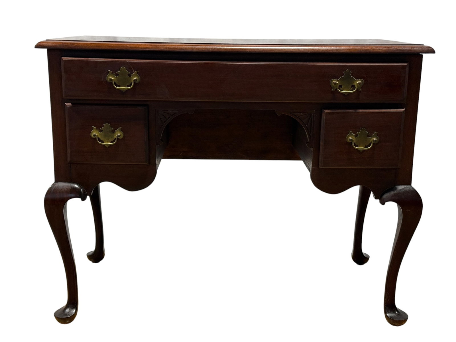 Queen Anne Style Mahogany Lowboy Dressing Table (1 of 12)
