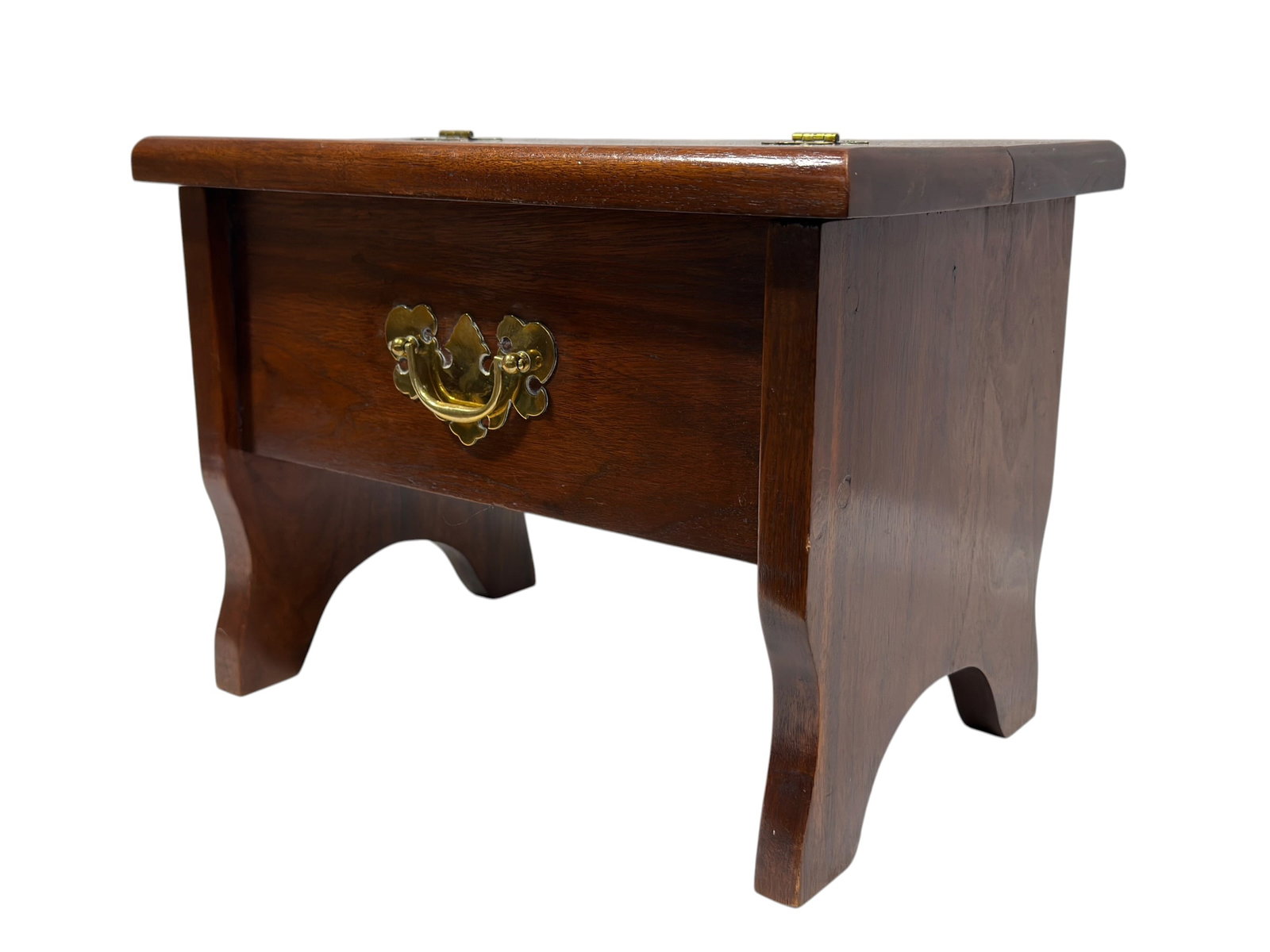 Vintage Mahogany Shoe Shine Box (1 of 8)