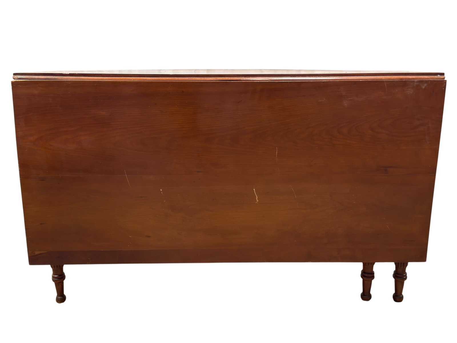 Federal Style Mahogany Single Drop Leaf Dining Table (1 of 10)