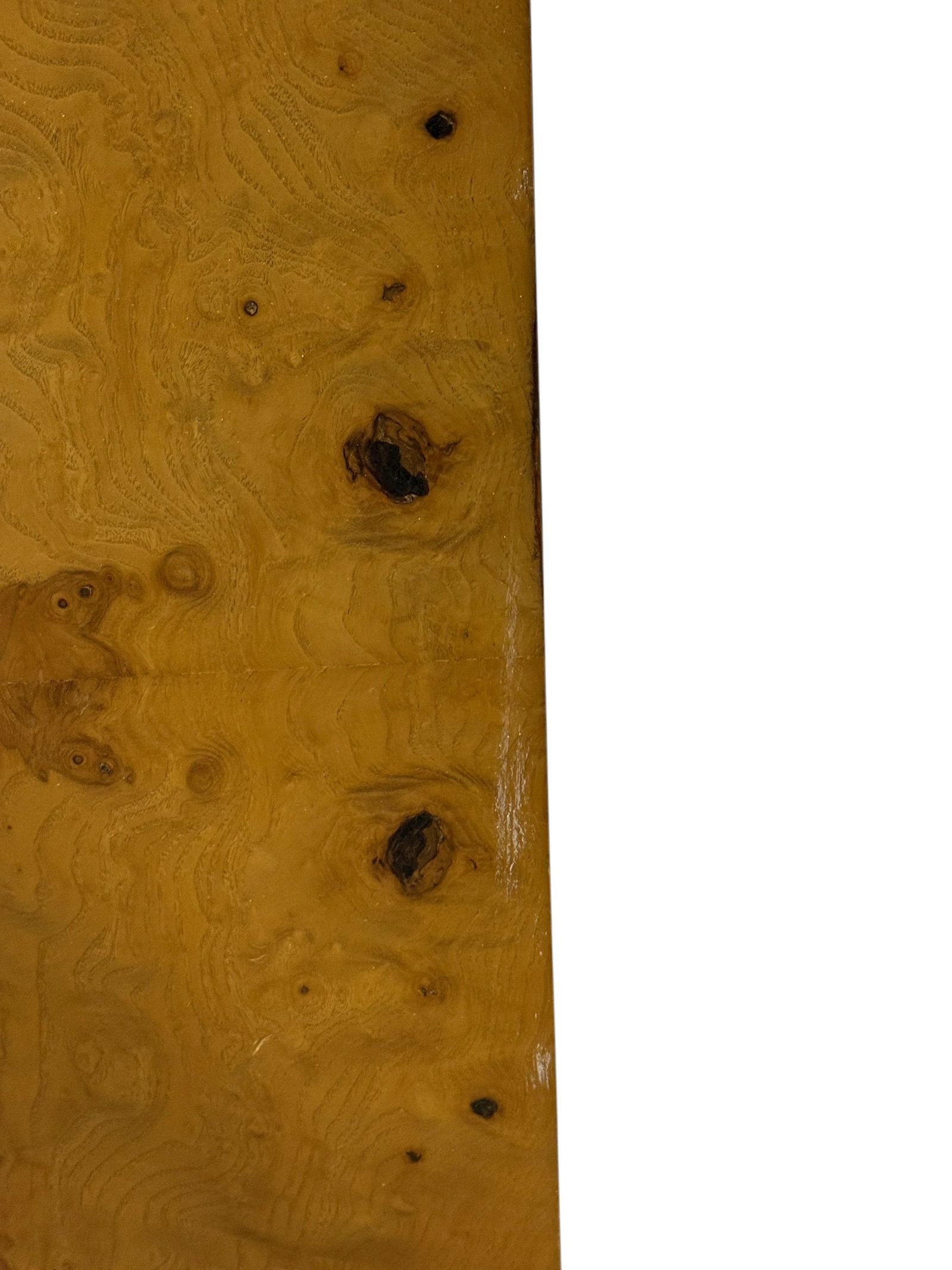 Burl Wood Cube Side Table in The Style of Milo Baughman - 6
