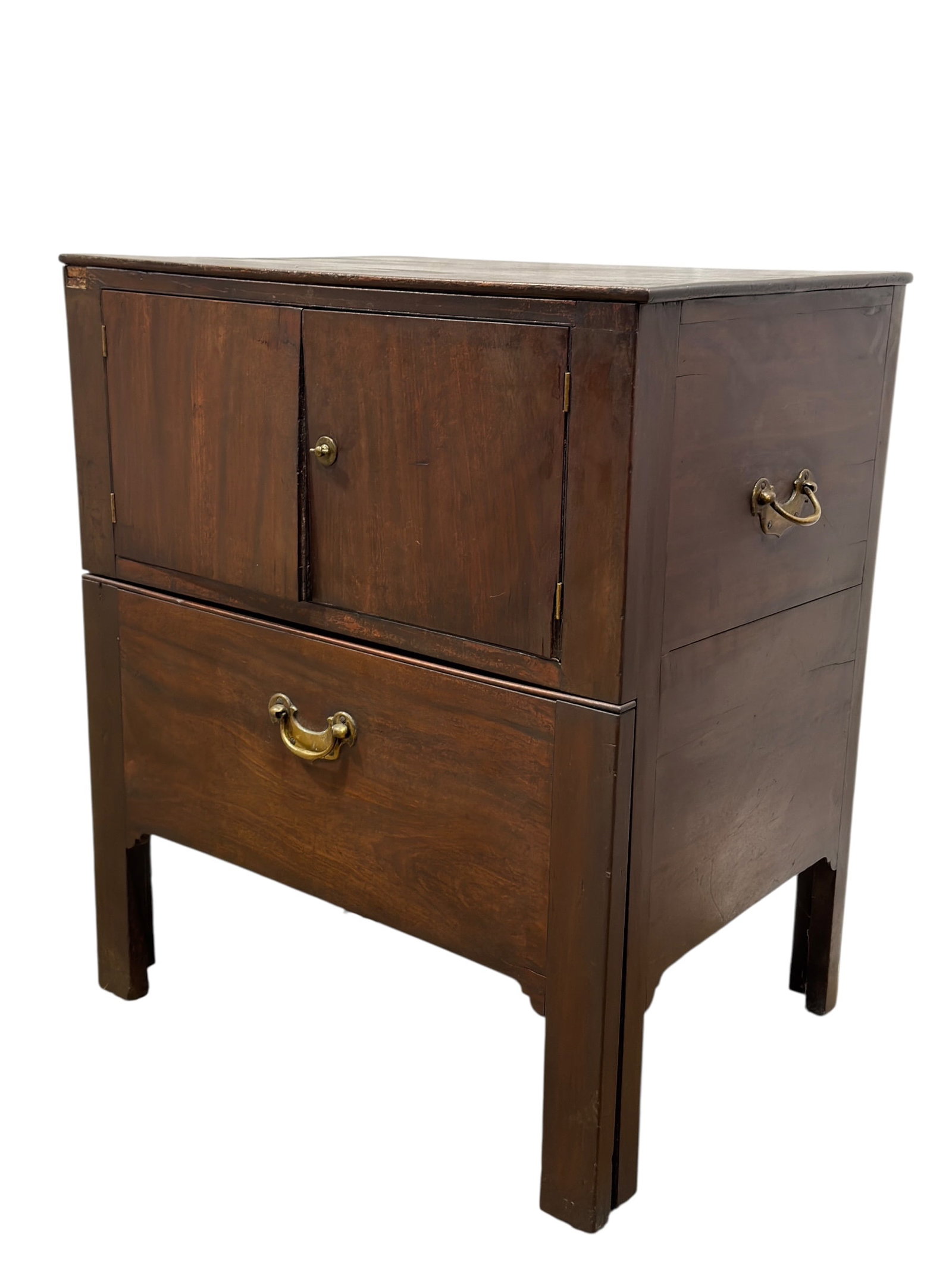 19th Century Mahogany Bedside Commode Cabinet (1 of 10)