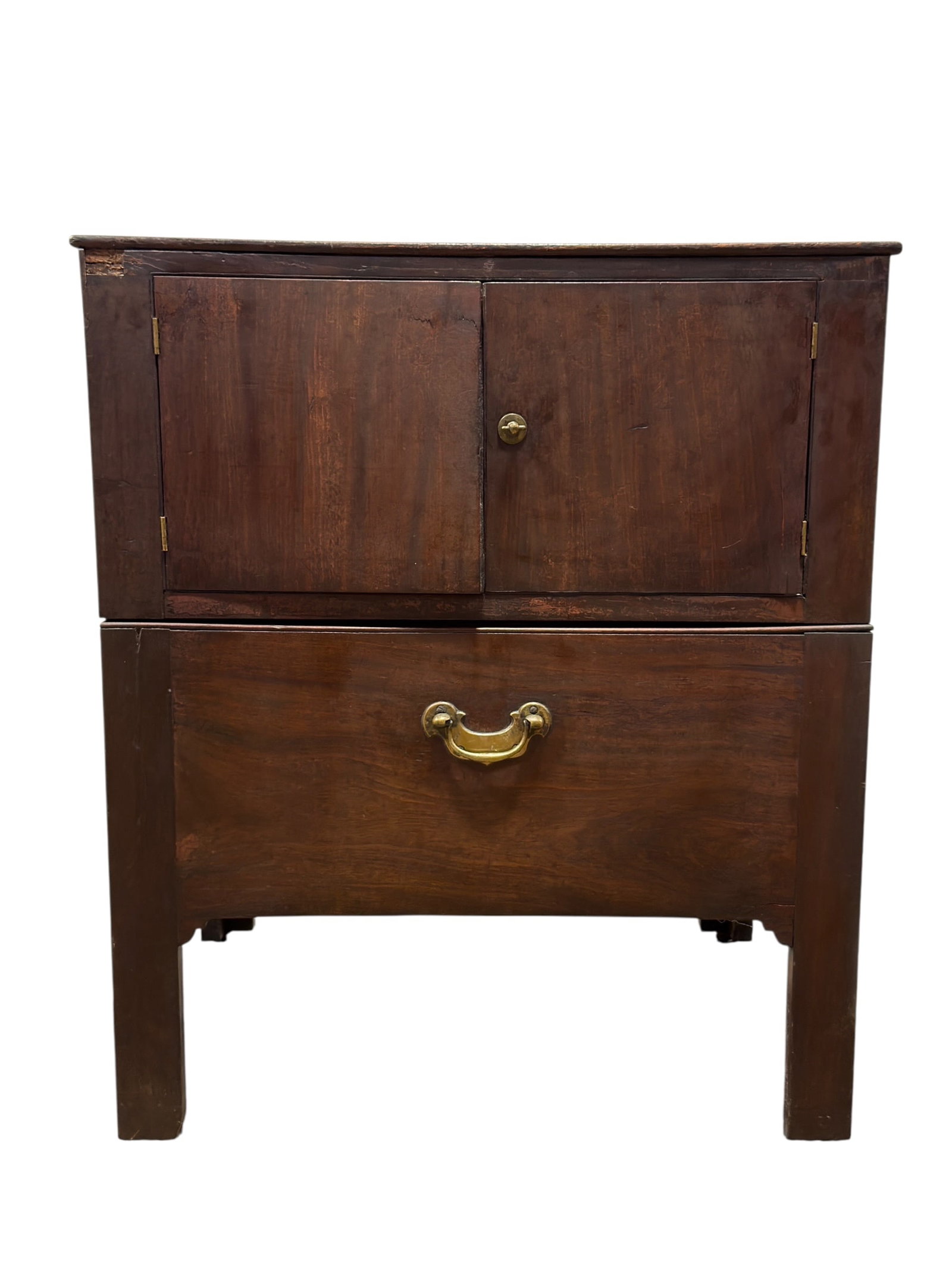 19th Century Mahogany Bedside Commode Cabinet - 2