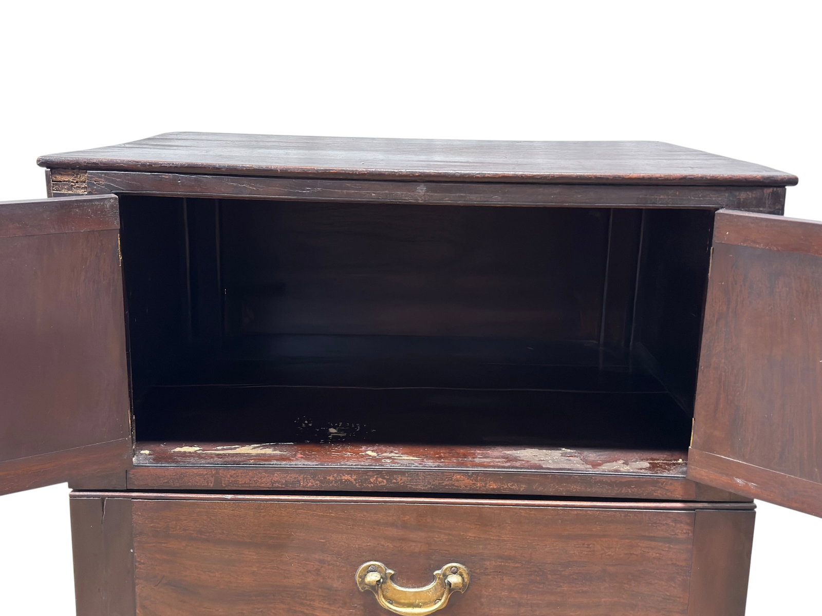 19th Century Mahogany Bedside Commode Cabinet - 5