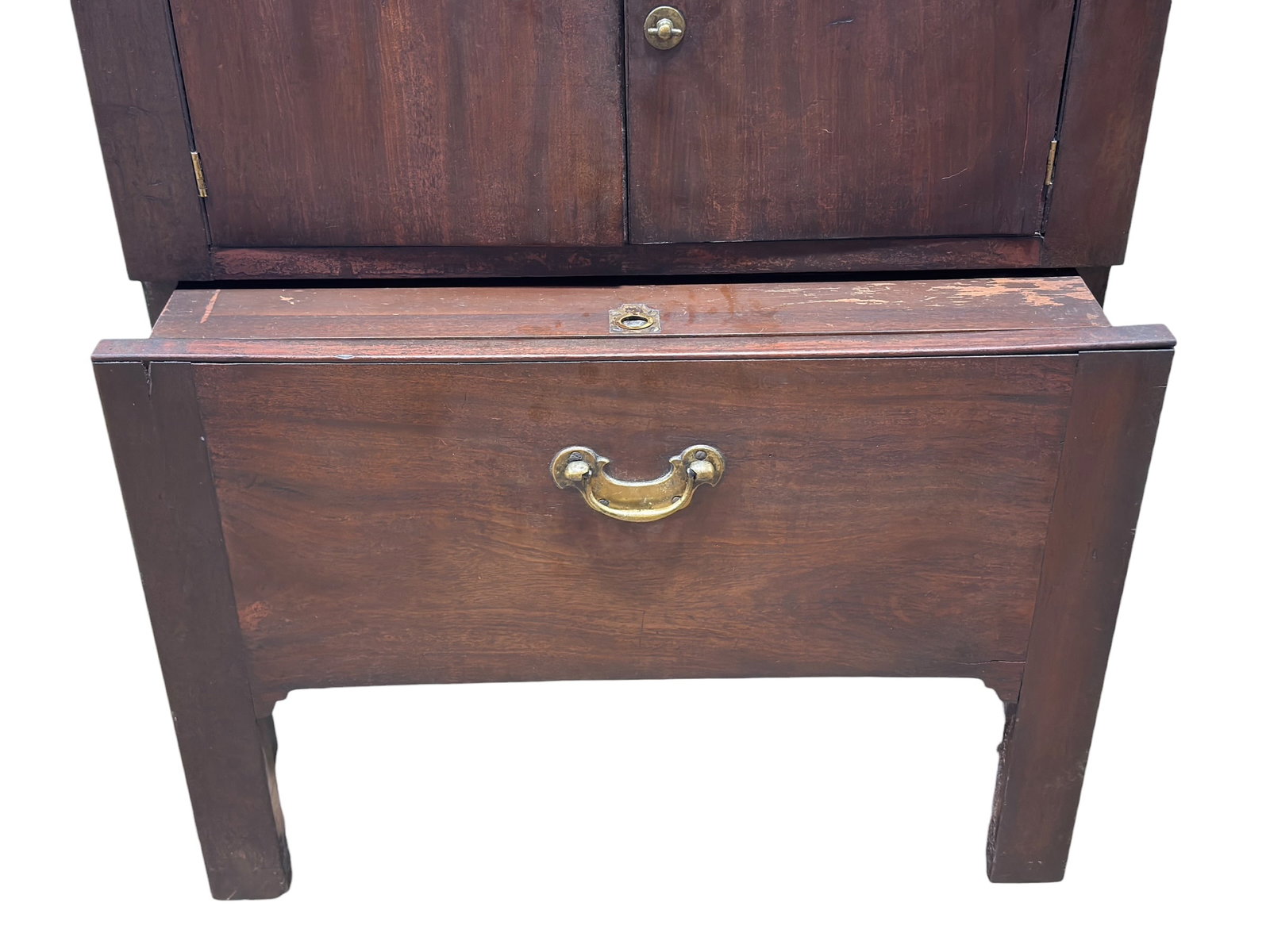 19th Century Mahogany Bedside Commode Cabinet - 6
