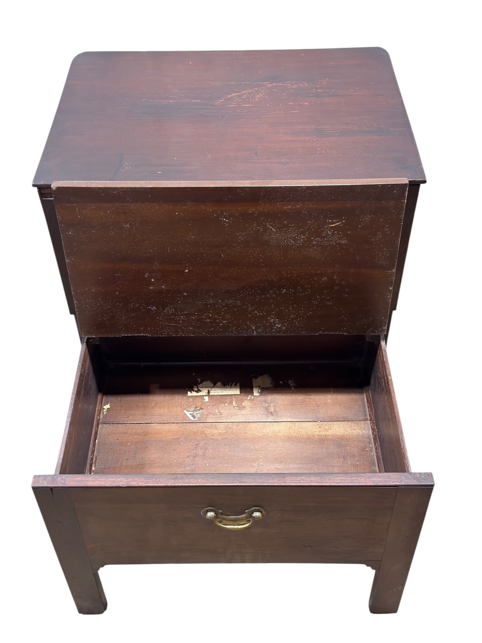 19th Century Mahogany Bedside Commode Cabinet - 8