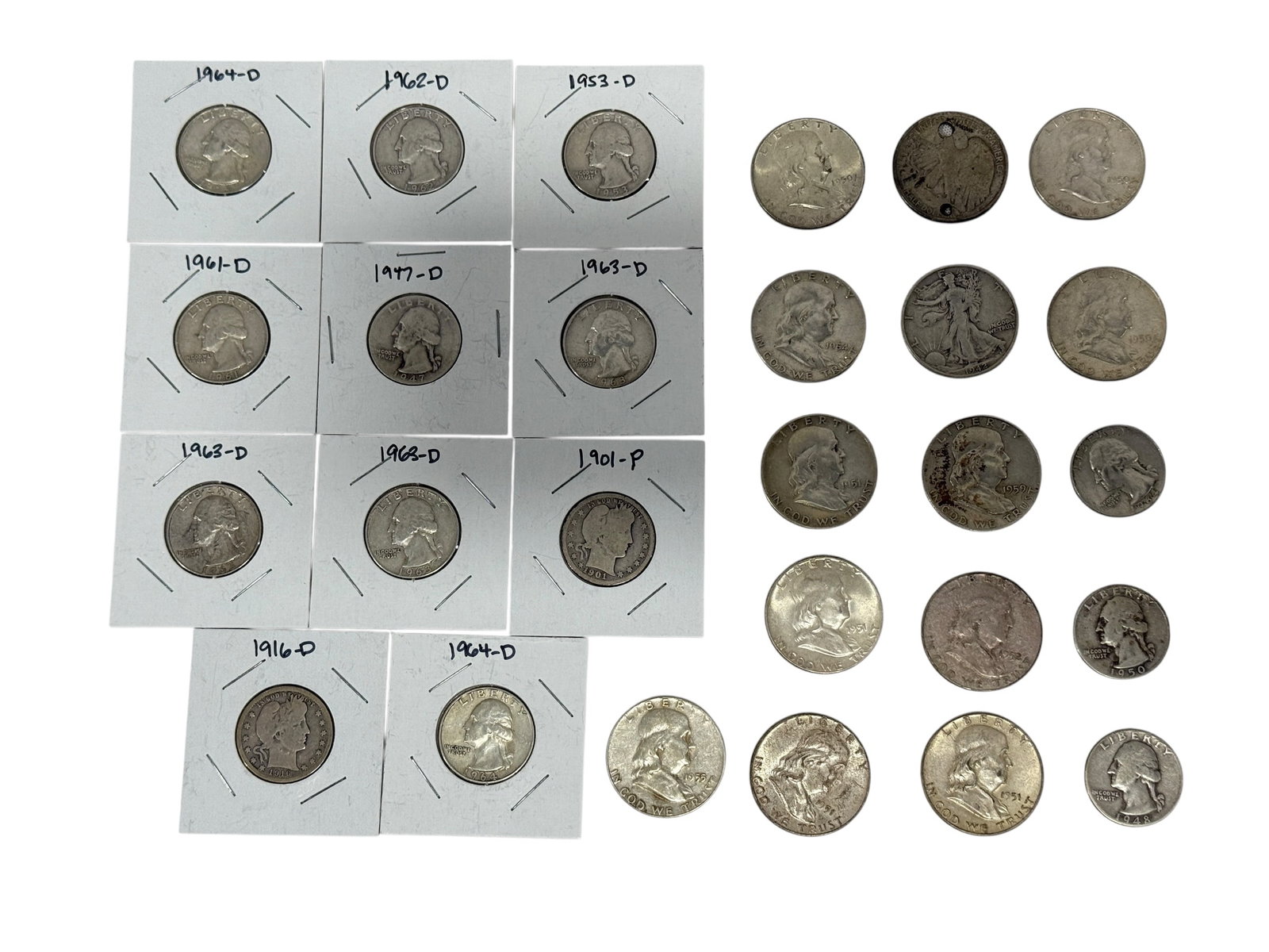 (27) 90% Silver Coins, $10 Face Value (1 of 6)