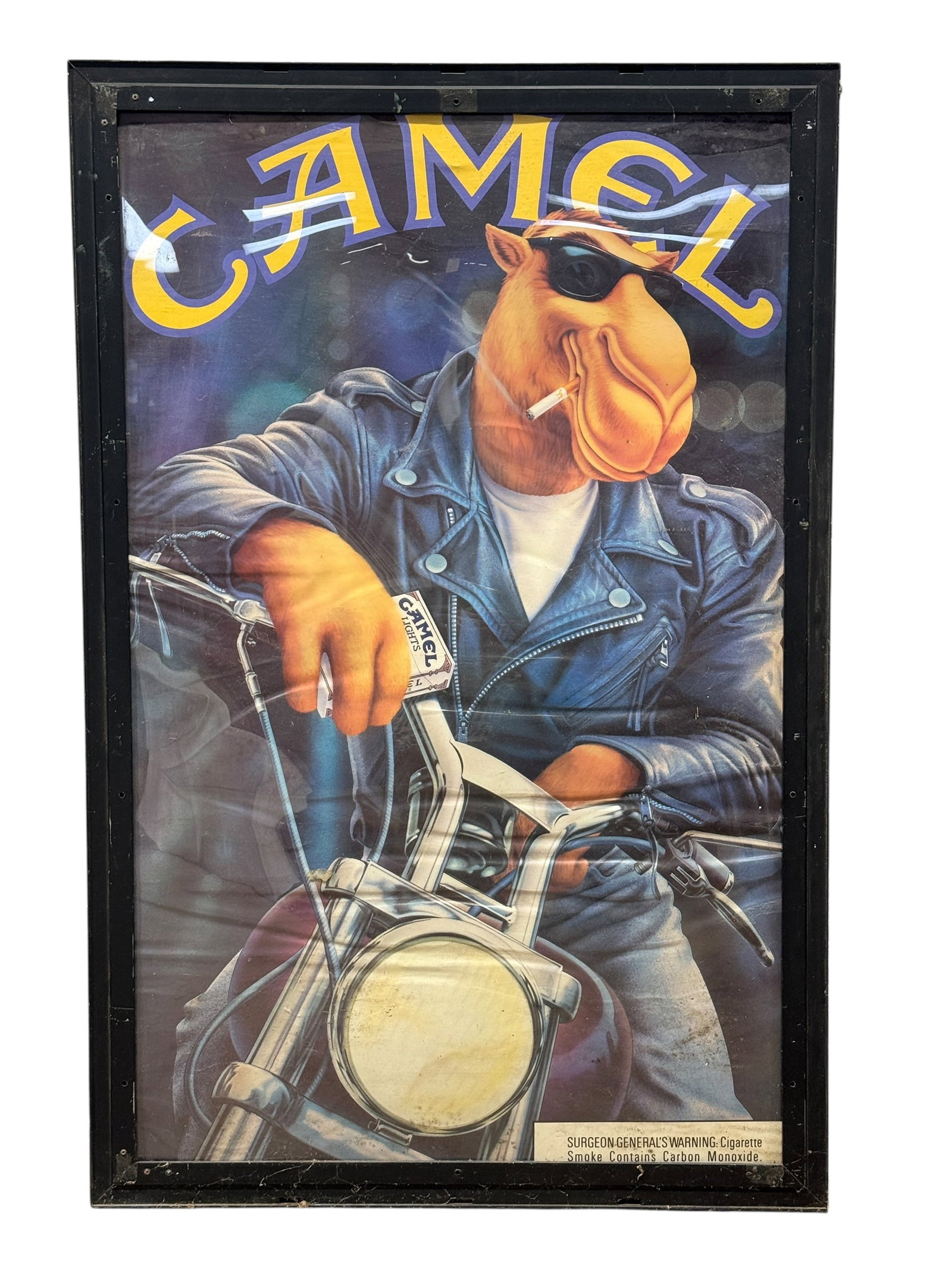 Vintage Camel Cigarettes "Joe Camel" Motorcycle Advertising Display (1 of 7)