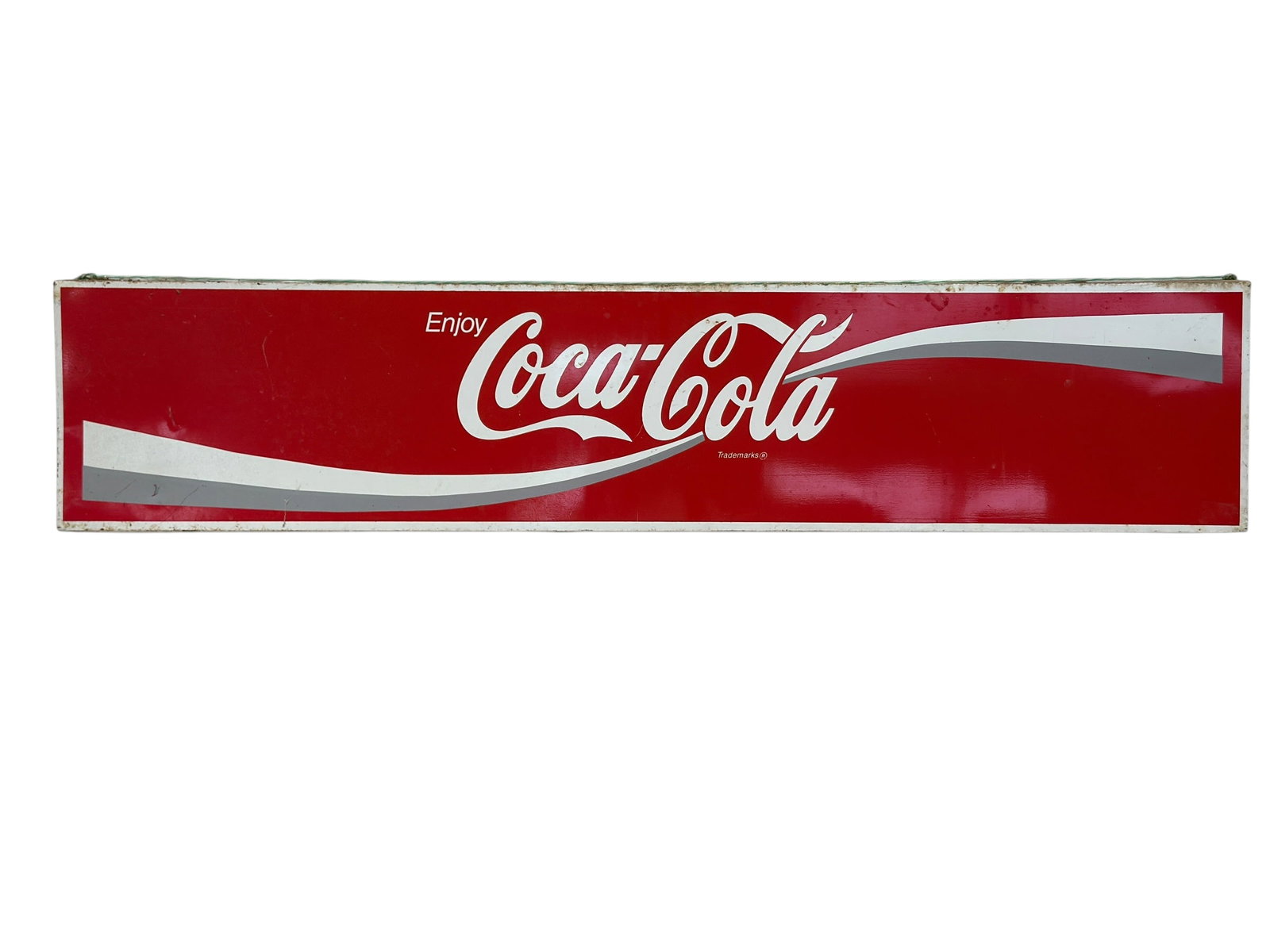 Vintage Coca-Cola "Enjoy Coca-Cola" Metal Advertising Sign (1 of 8)