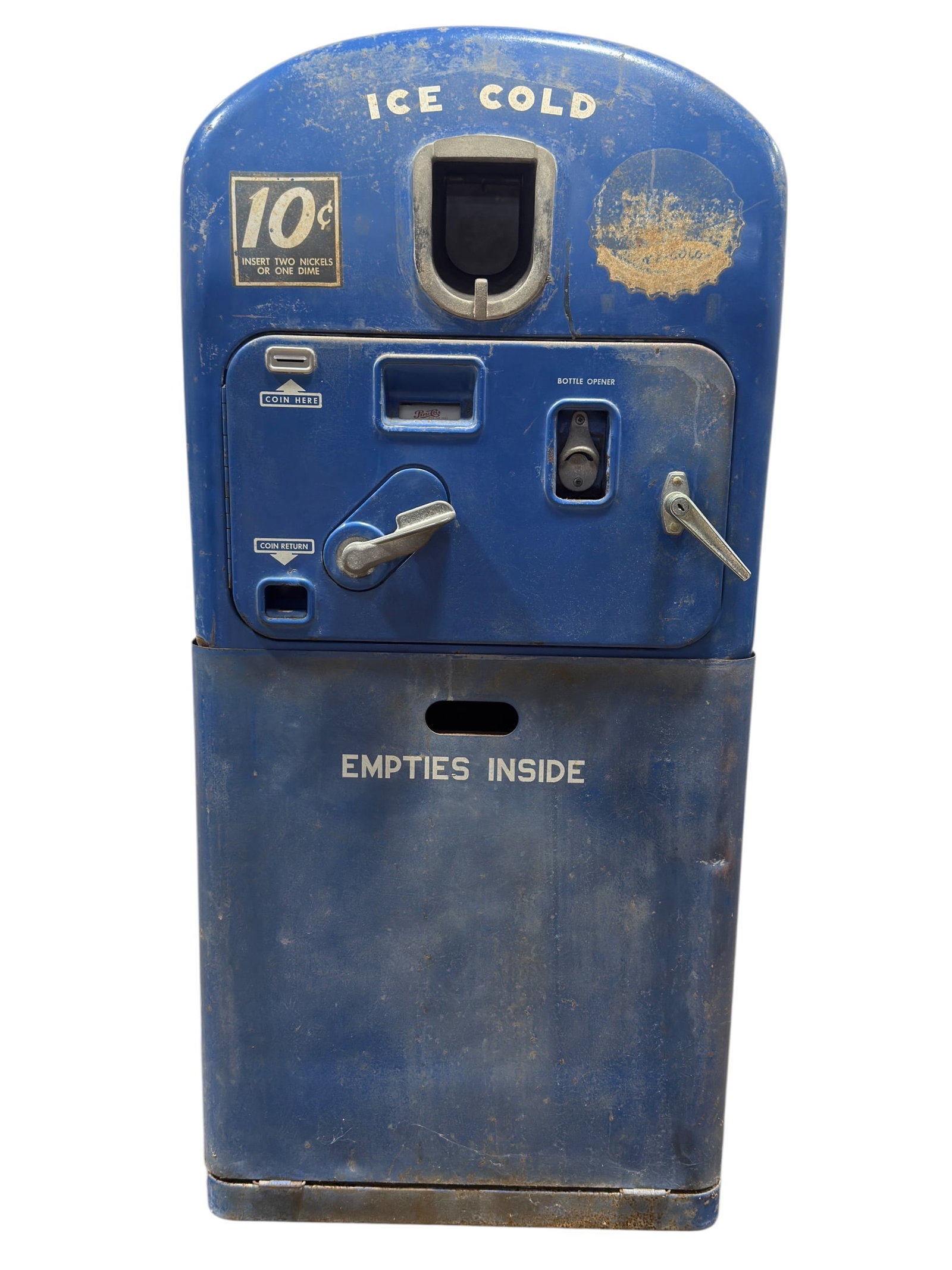 1950s Vendorlator Pepsi-Cola 10-Cent Coin Operated Bottle Vending Machine (1 of 10)