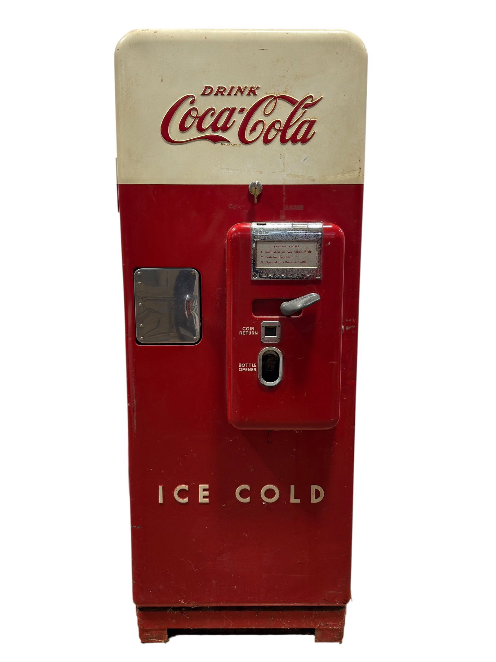 1950s Cavalier C-51-G Coca-Cola 10-Cent Bottle Vending Machine (1 of 11)