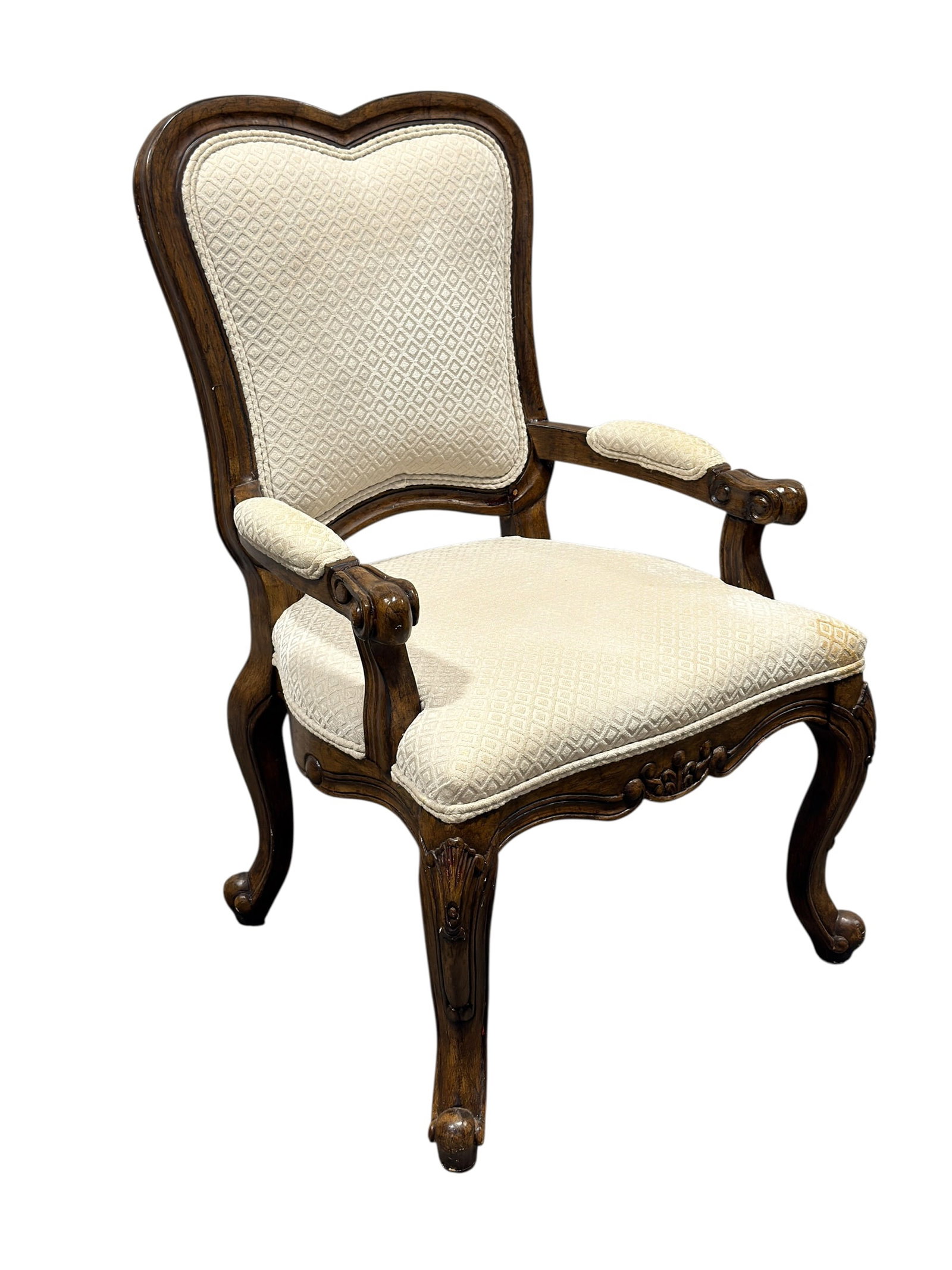 French Provincial Style Carved Armchair by Wa Fok Art Craft Company (1 of 10)