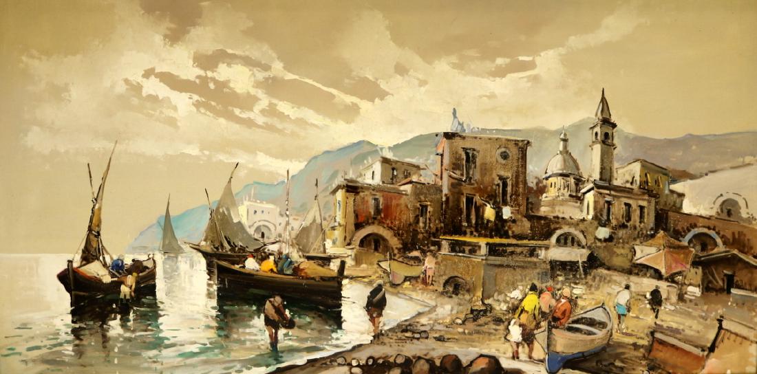 Antonio Devity (Italian 1901-1993) Oil Painting on (1 of 8)