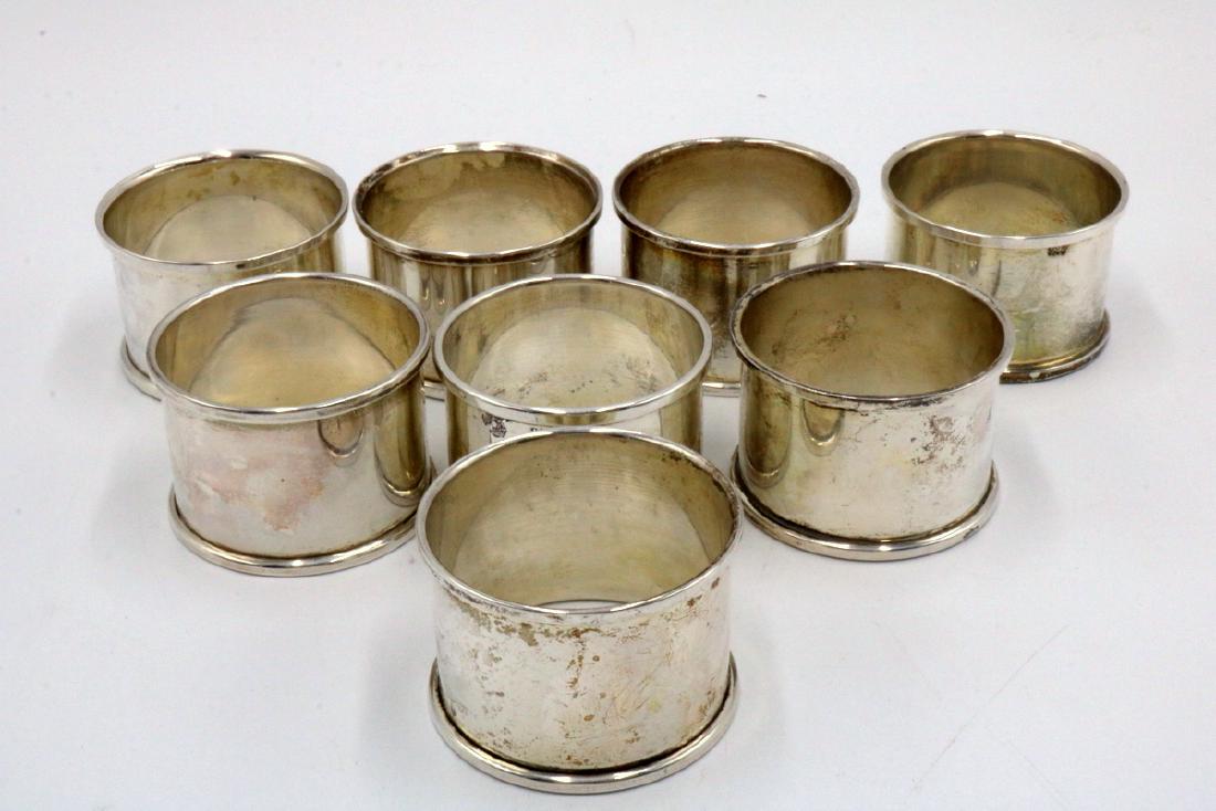 8 Pc. Sterling Silver Napkin Rings (1 of 4)
