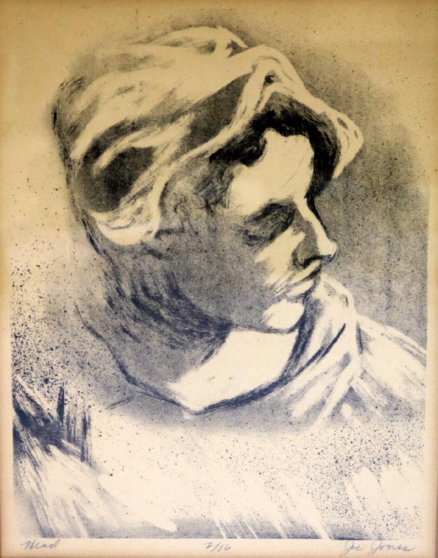 Joe Jones (American 1909-1963) "Head" Lithograph (1 of 6)