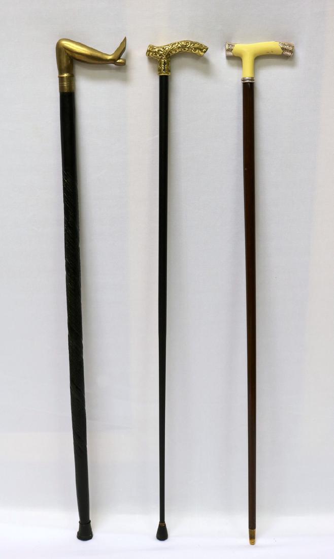 3 Pc. Misc. Walking Canes (1 of 4)