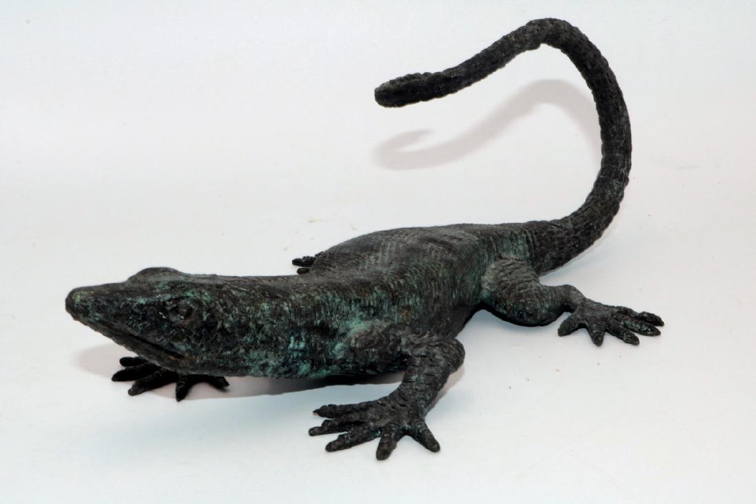 Maitland Smith Bronze Lizard (1 of 5)
