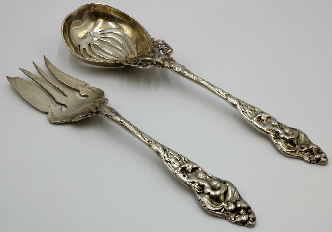Beautiful Sterling Silver Salad Set (1 of 5)