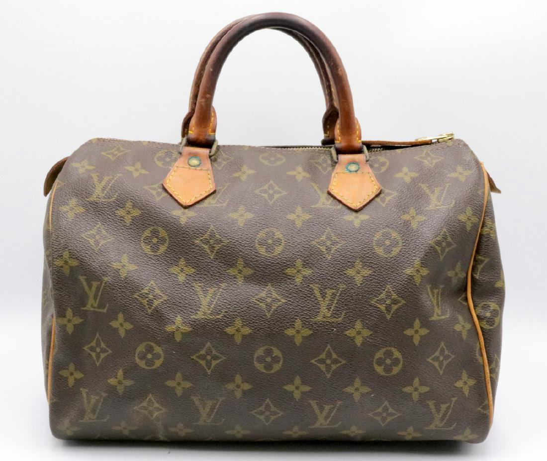 Louis Vuitton "Speedy 30" Monogram Canvas Hand Bag (1 of 5)