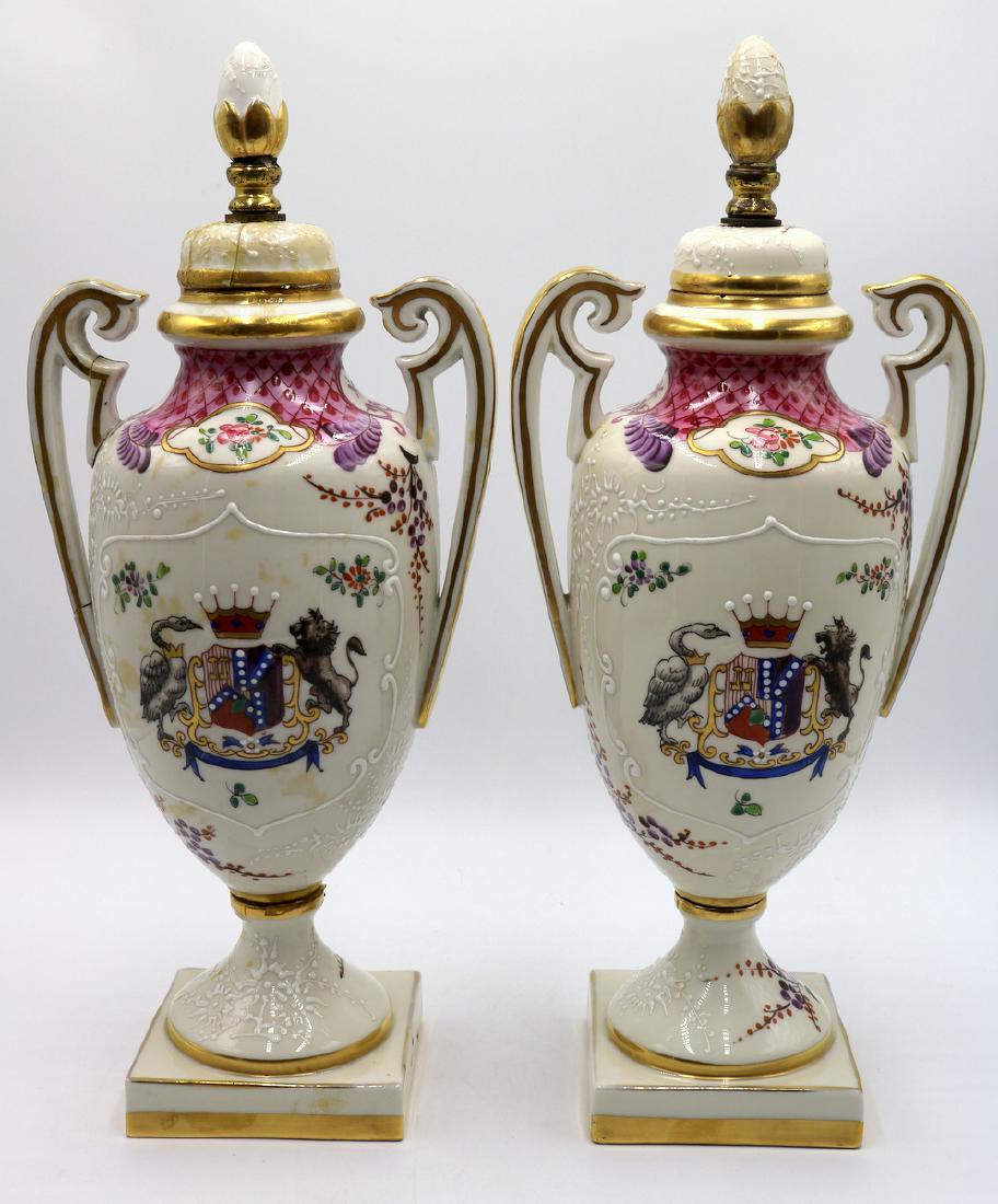 Pair of Ferdinand Bing & Co. Hand Painted Porcelain (1 of 4)